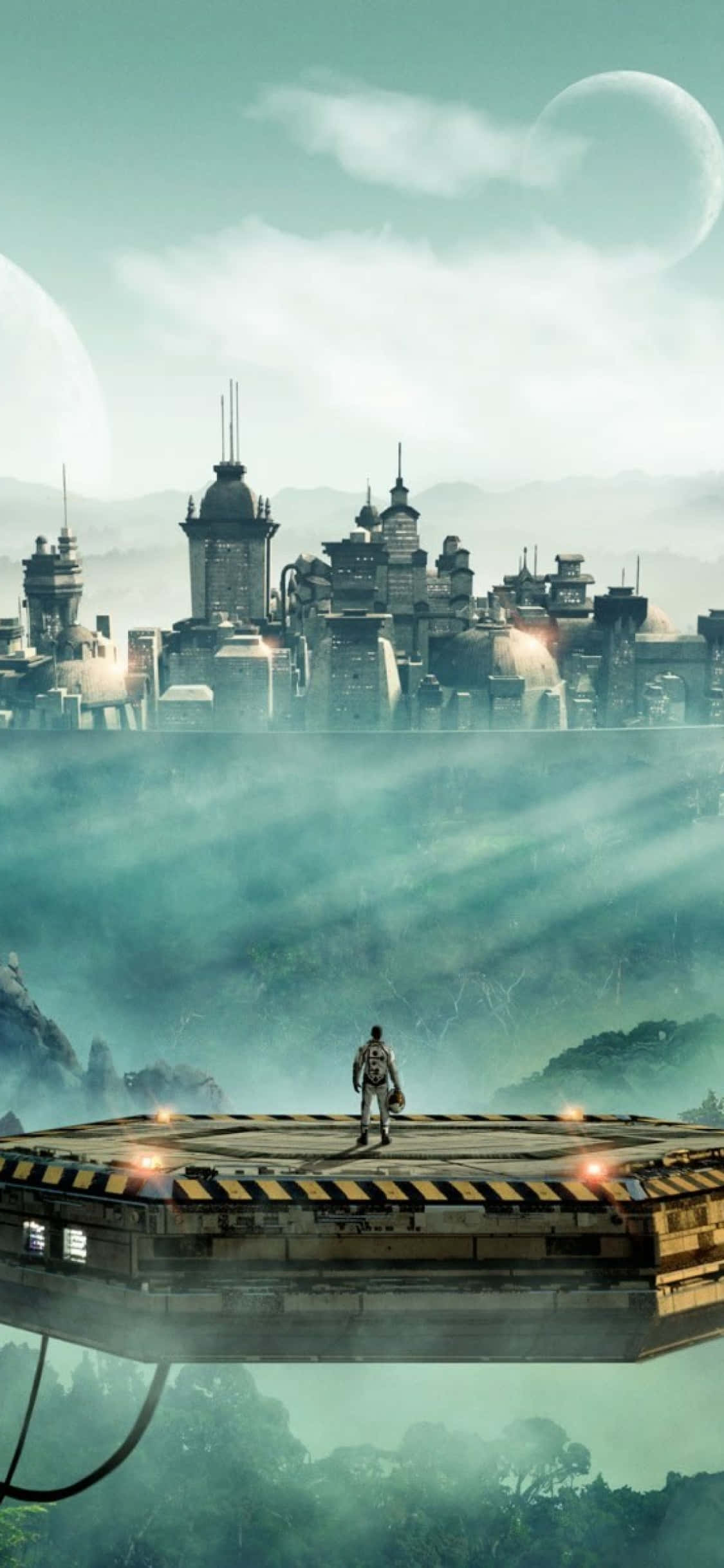 iPhone X Civilization Beyond Earth -taustakuva kelluva Taustakuvat