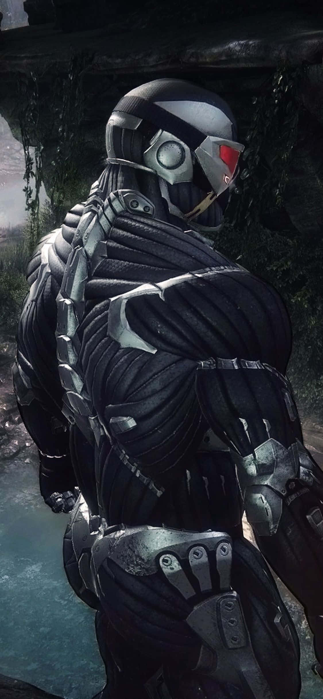 iPhone X Crysis 3 -nanopuvun selkätaustakuva Taustakuvat