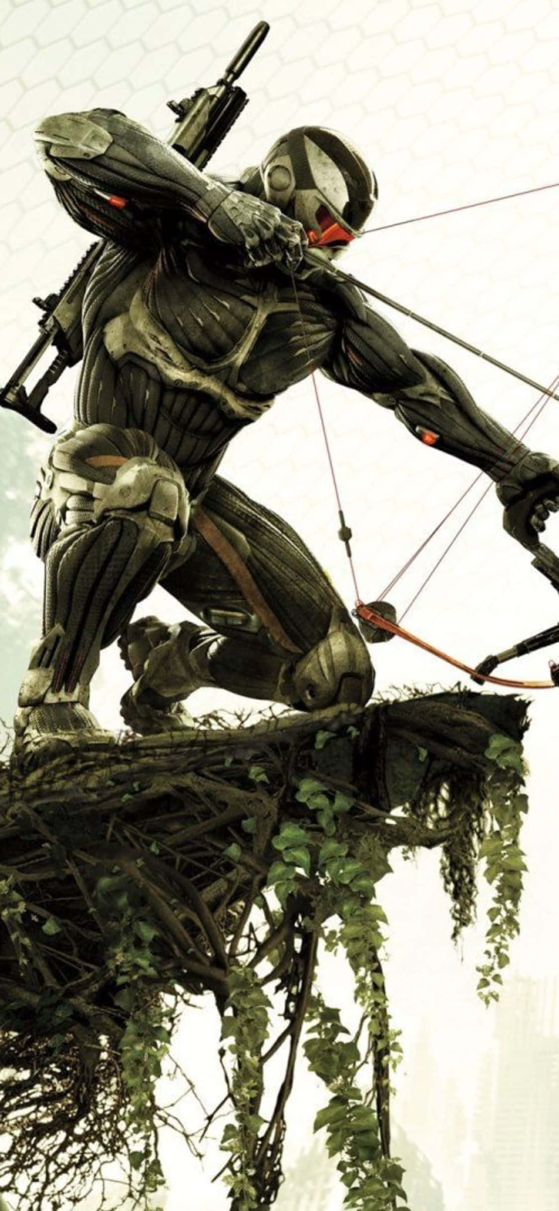 iPhone X Crysis 3 Jousi Vapaudenpatsas -tausta Taustakuvat