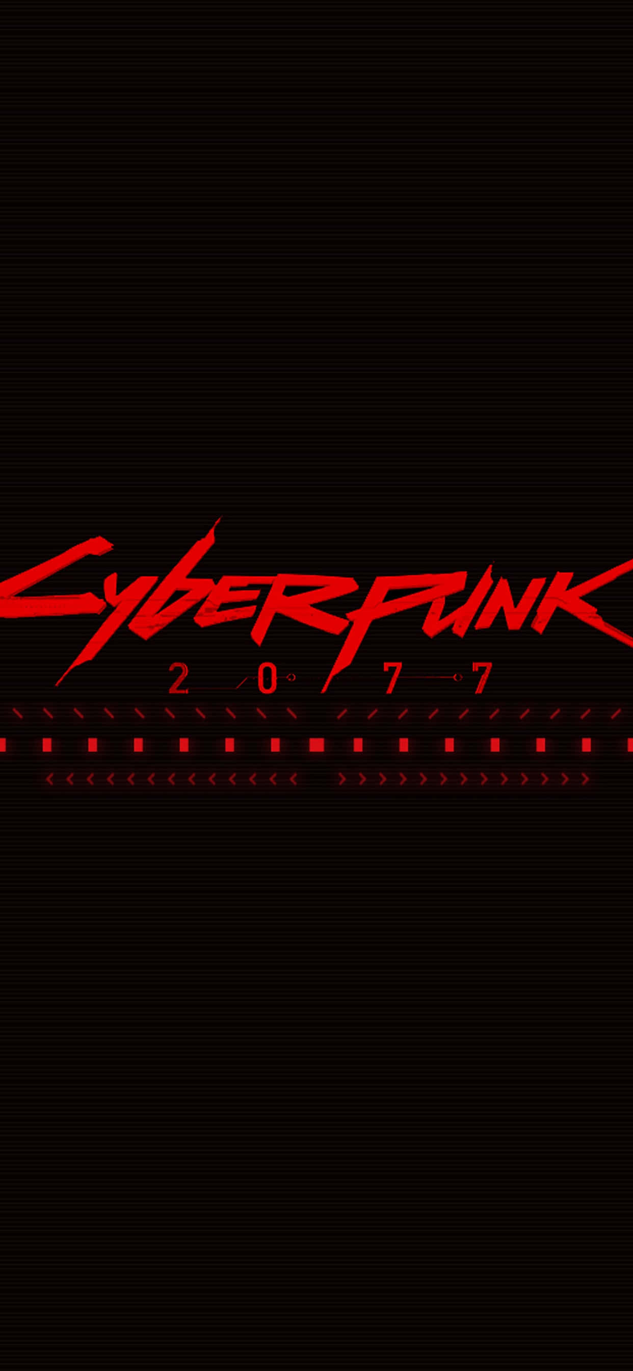 iPhone X Cyberpunk 2077 -taustakuva punainen juliste Taustakuvat