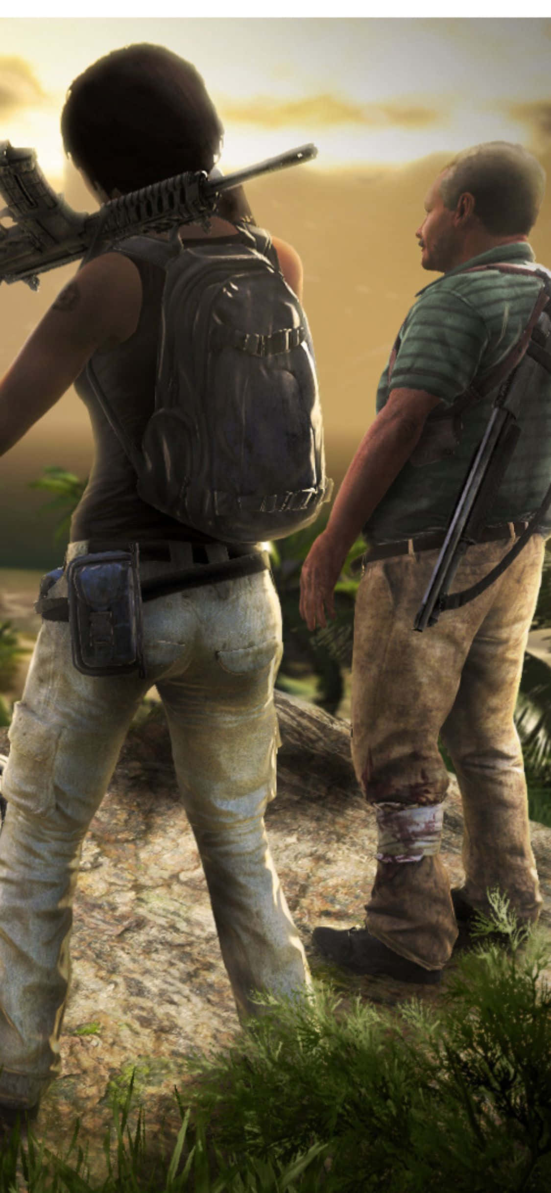 iPhone X Far Cry 3 -tuliaseiden tausta Taustakuvat
