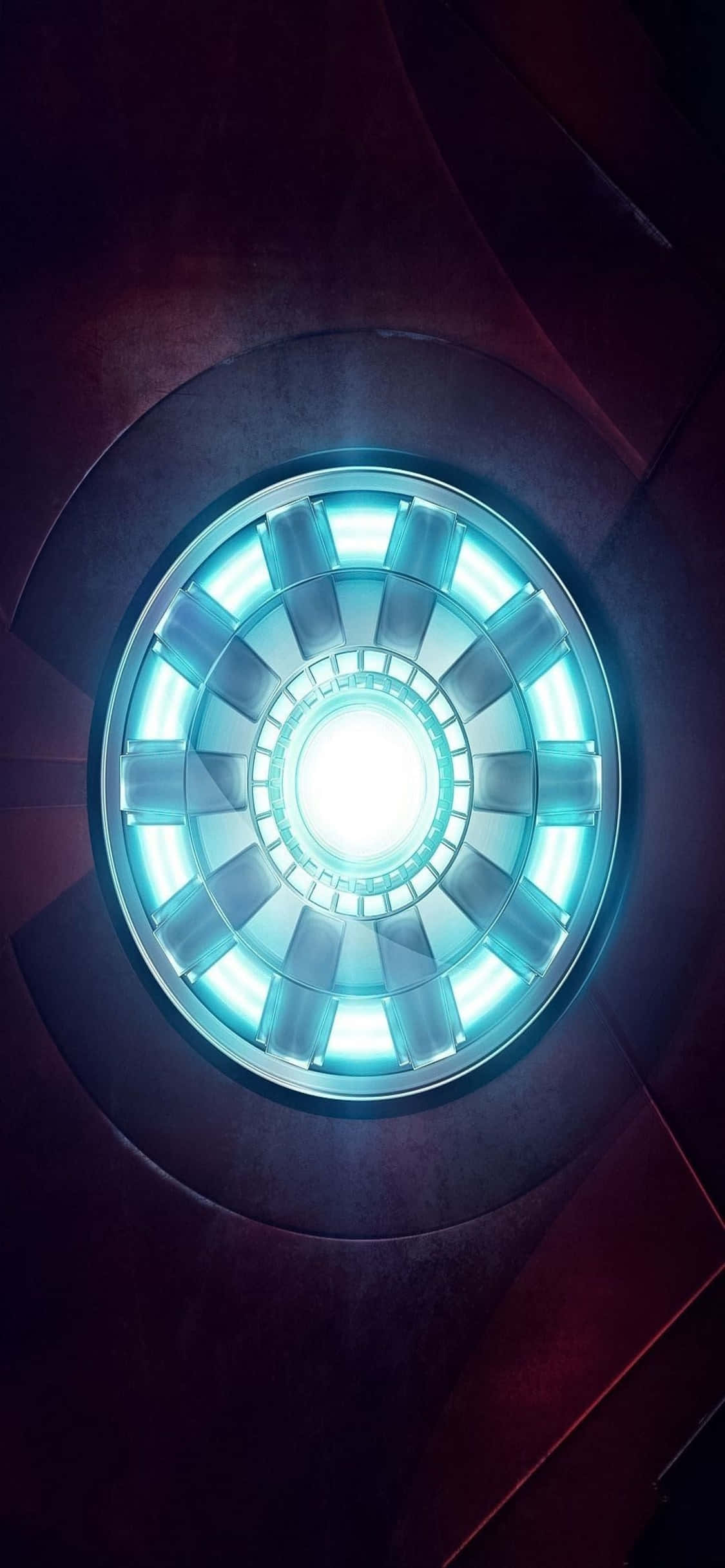 iPhone X Iron Man -taustakuva rintareaktori Taustakuvat