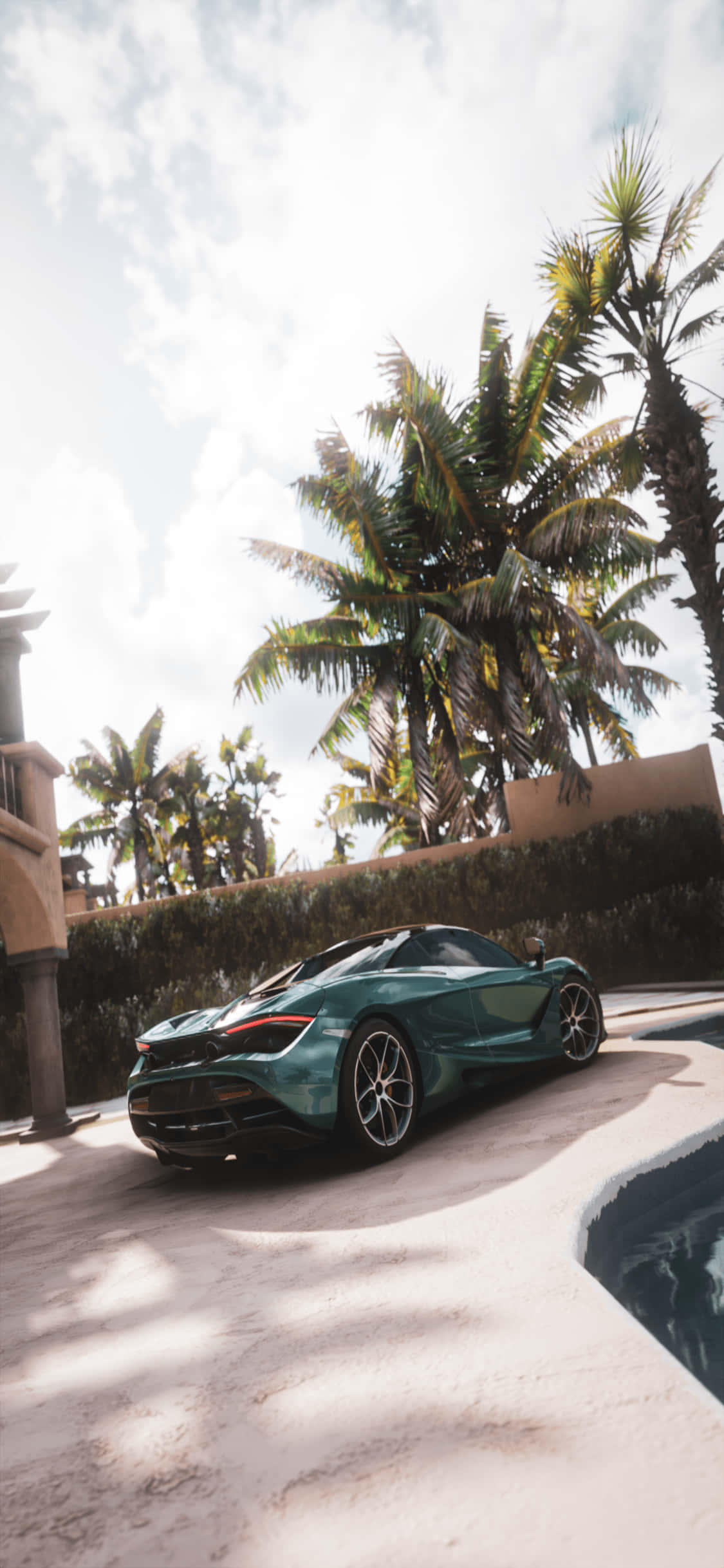 iPhone X Mclaren 720s Forza Horizon 5 -taustakuva Taustakuvat