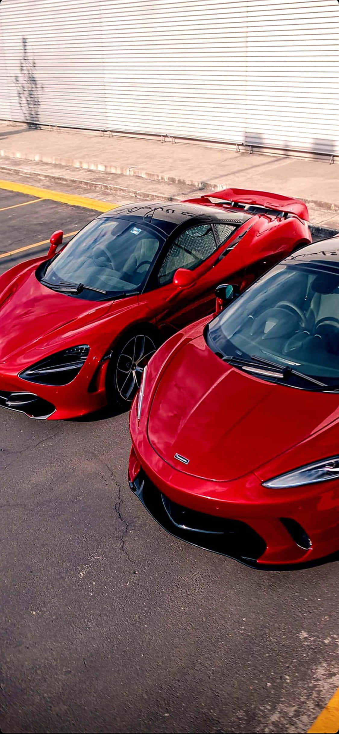 iPhone X Mclaren 720s Punainen Tausta Taustakuvat