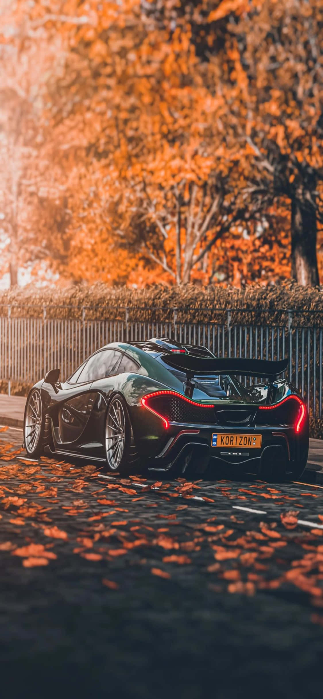 iPhone X Mclaren 720s Syksy Taustakuva Taustakuvat