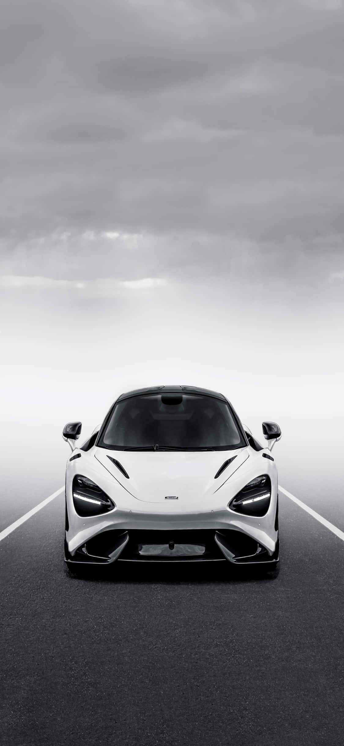 iPhone X Mclaren 720s Valkoinen Tausta Taustakuvat