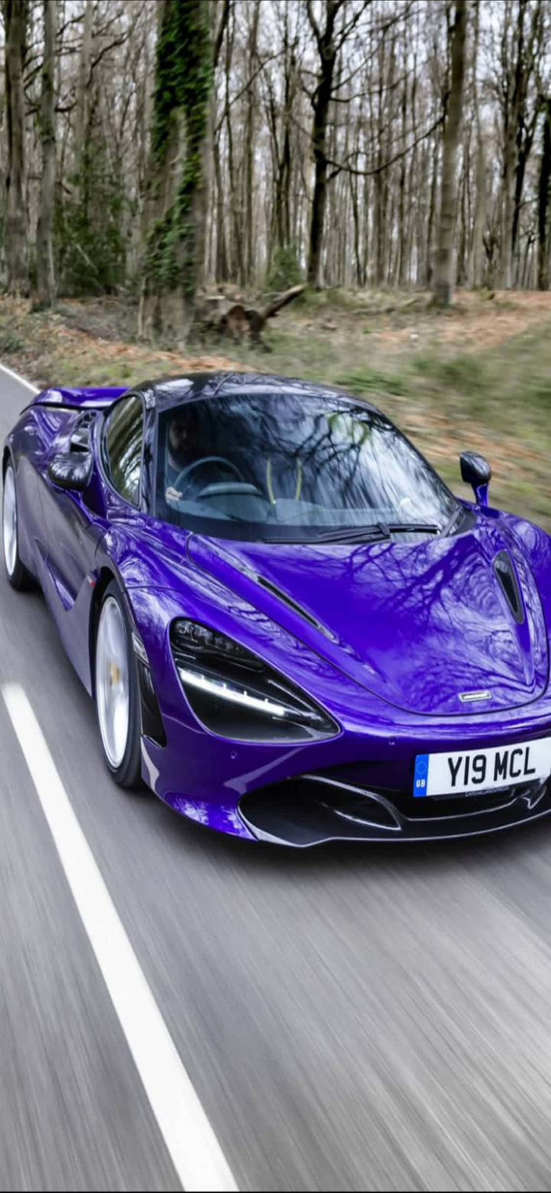 iPhone X Mclaren 720s Lantana Violetti Tausta Taustakuvat