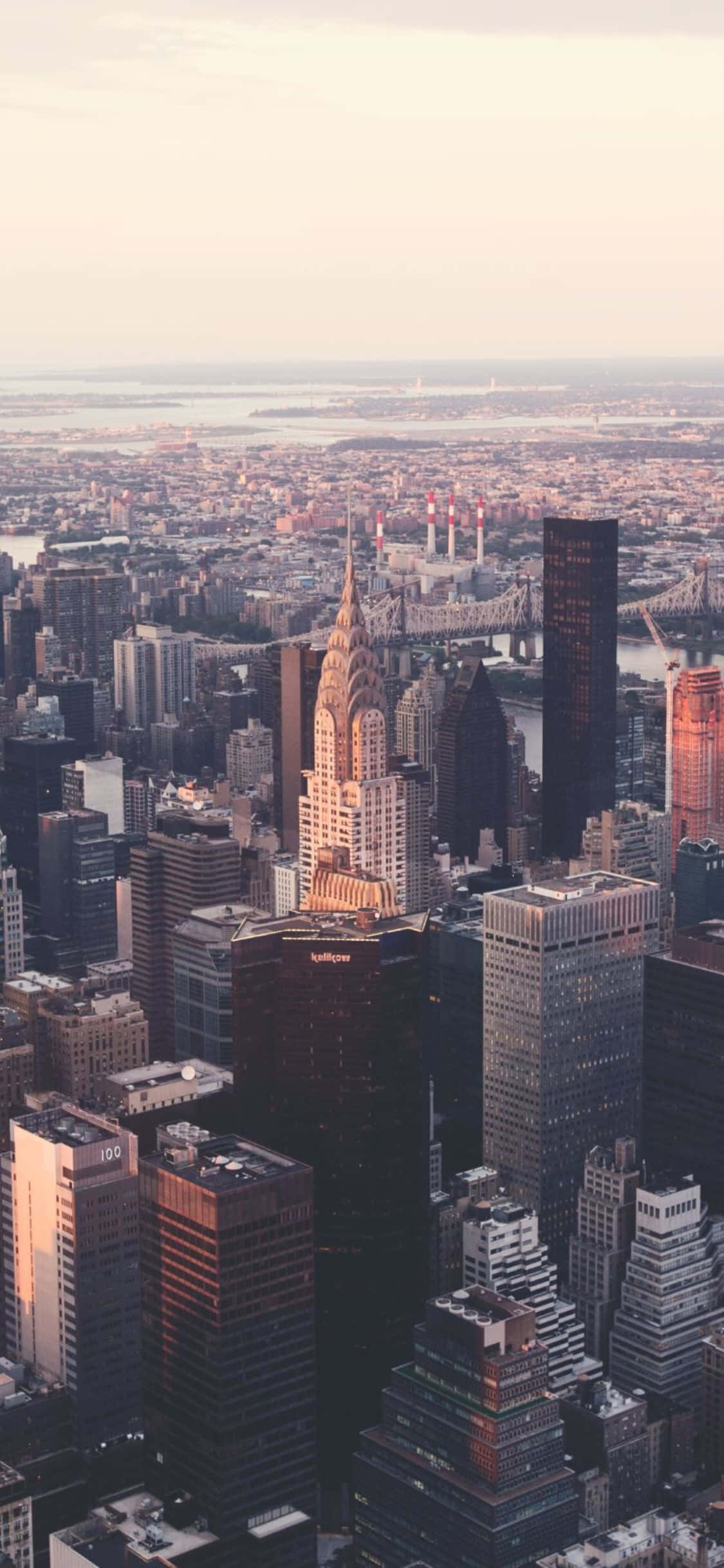 iPhone X New Yorkin horisontinäkymällä Taustakuvat
