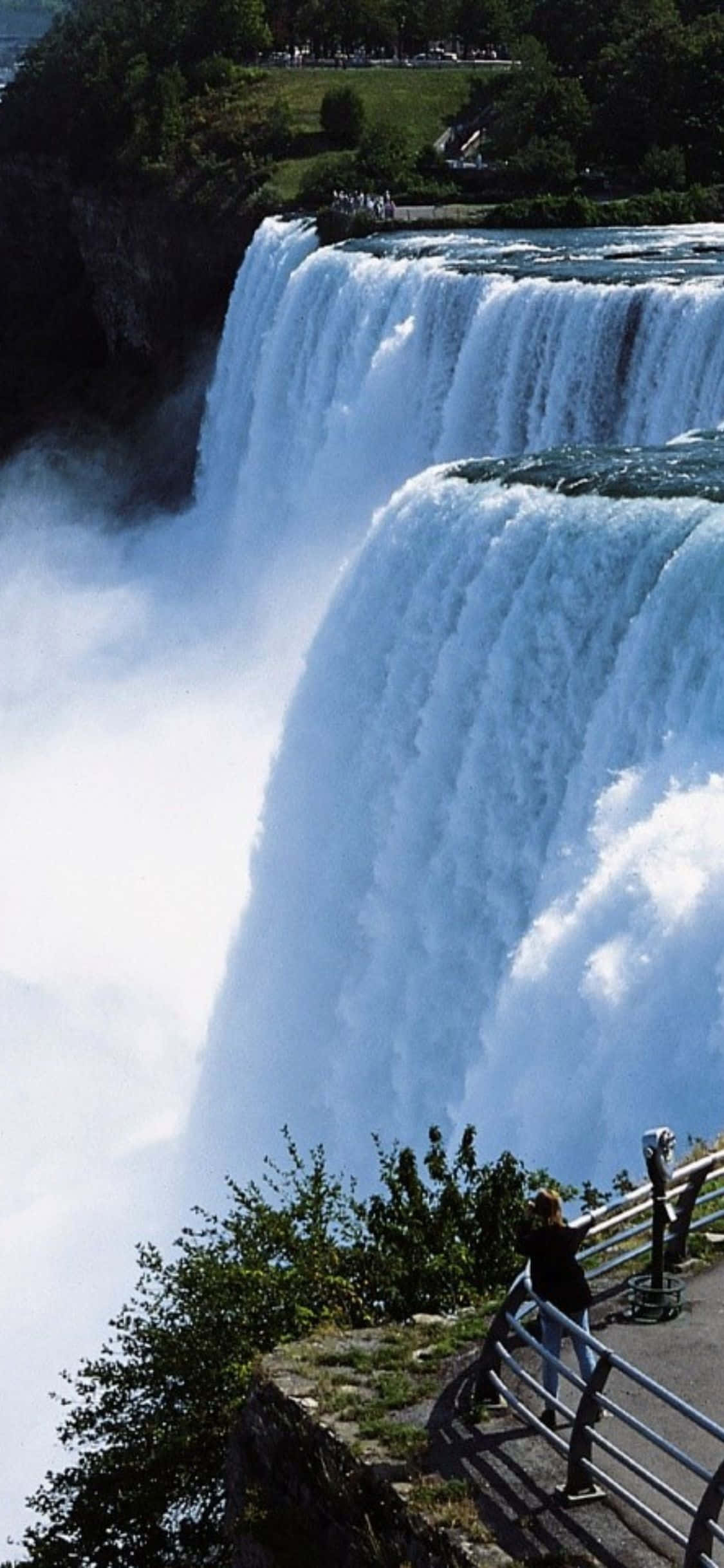 iPhone X Niagara Putoukset Sivukuva Taustakuva Taustakuvat