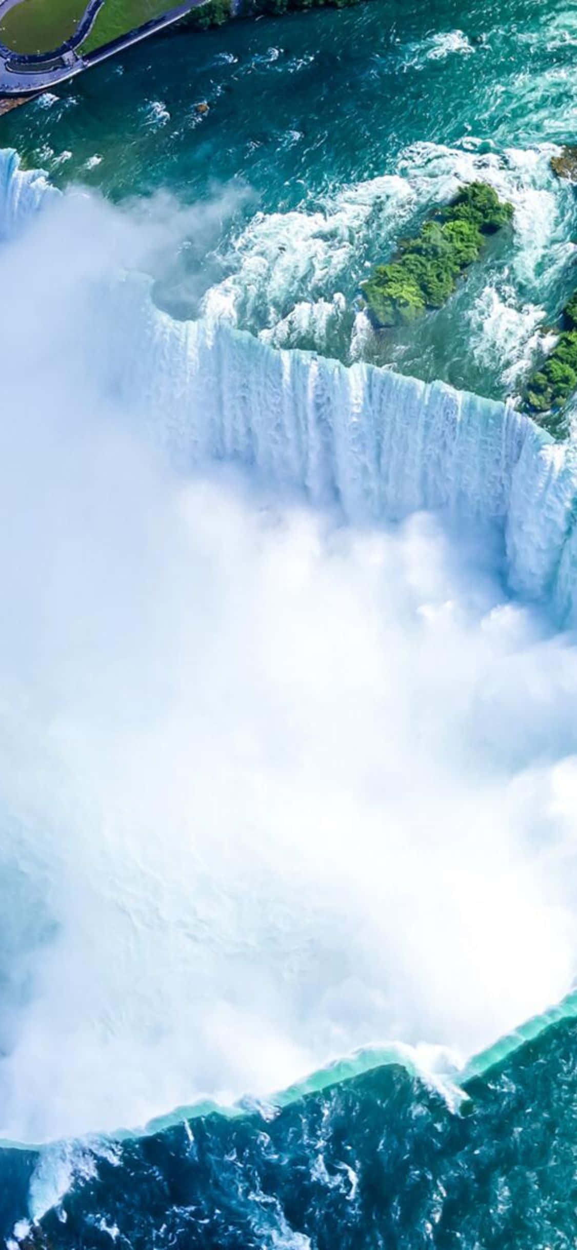 iPhone X Niagara Putoukset Ilmakuva Taustakuva Taustakuvat