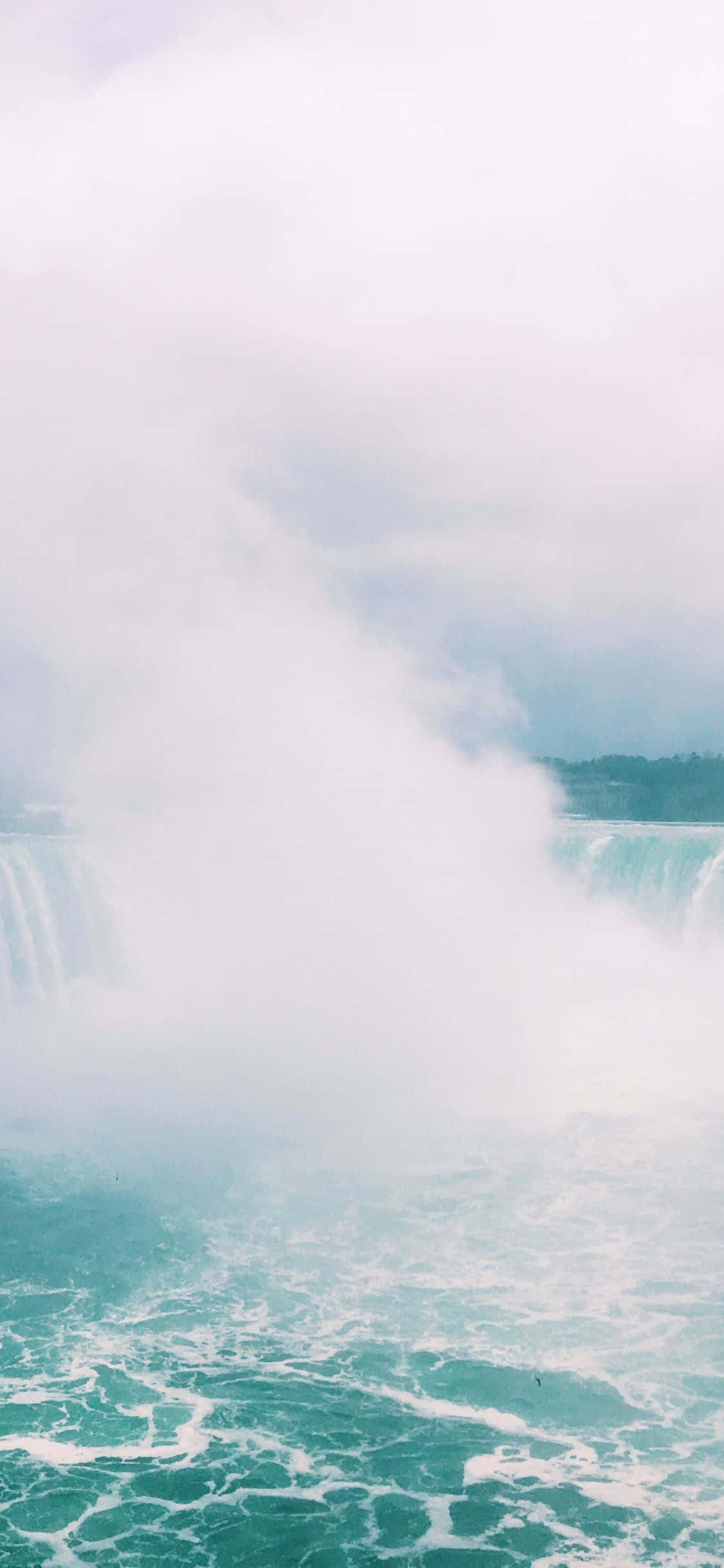 iPhone X Niagara Falls Sumu -tausta Taustakuvat