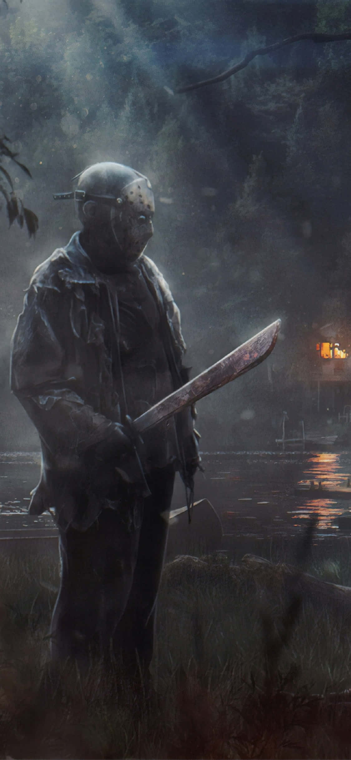 iPhone X Shadow Of Mordor -tausta Jason Voorhees Taustakuvat