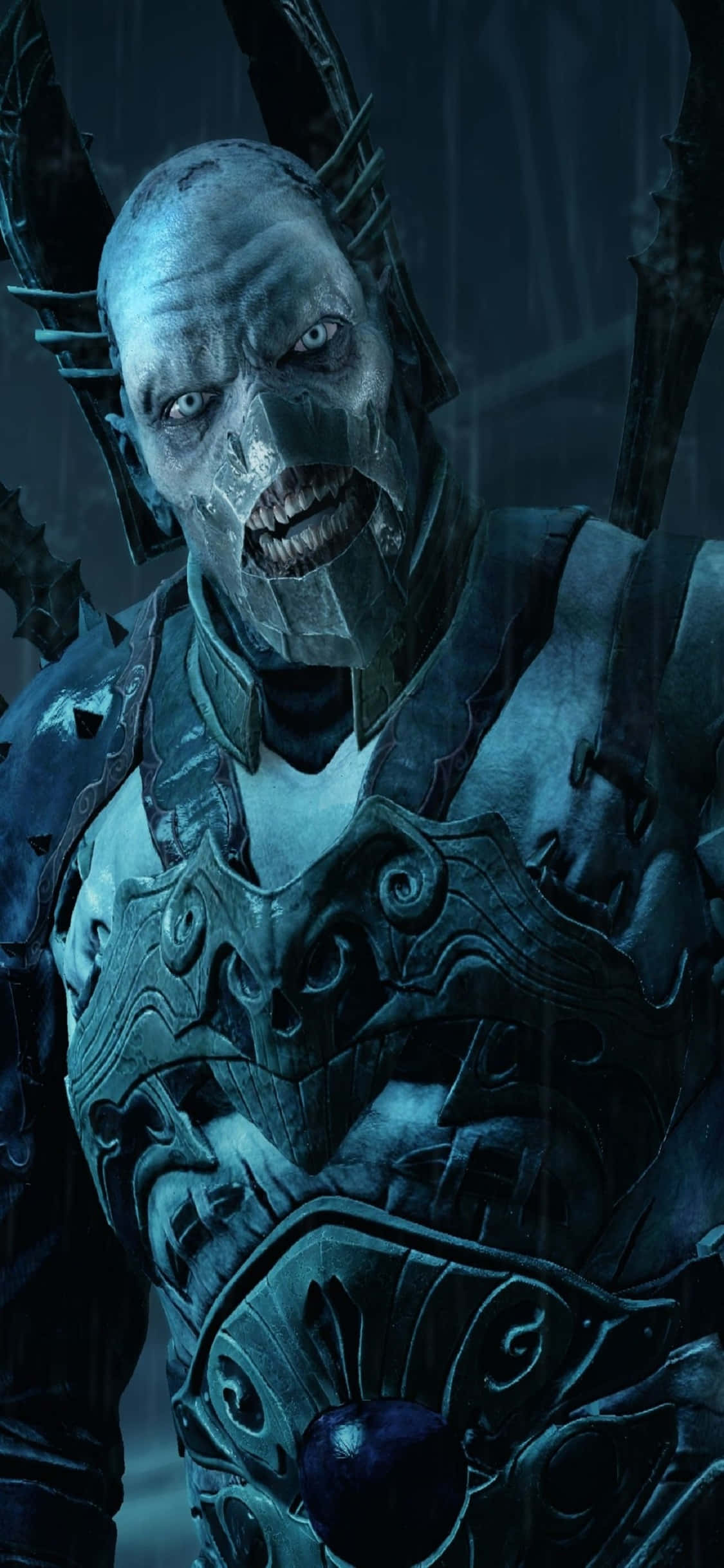 iPhone X Shadow Of Mordor -tausta Sauronin torni Taustakuvat