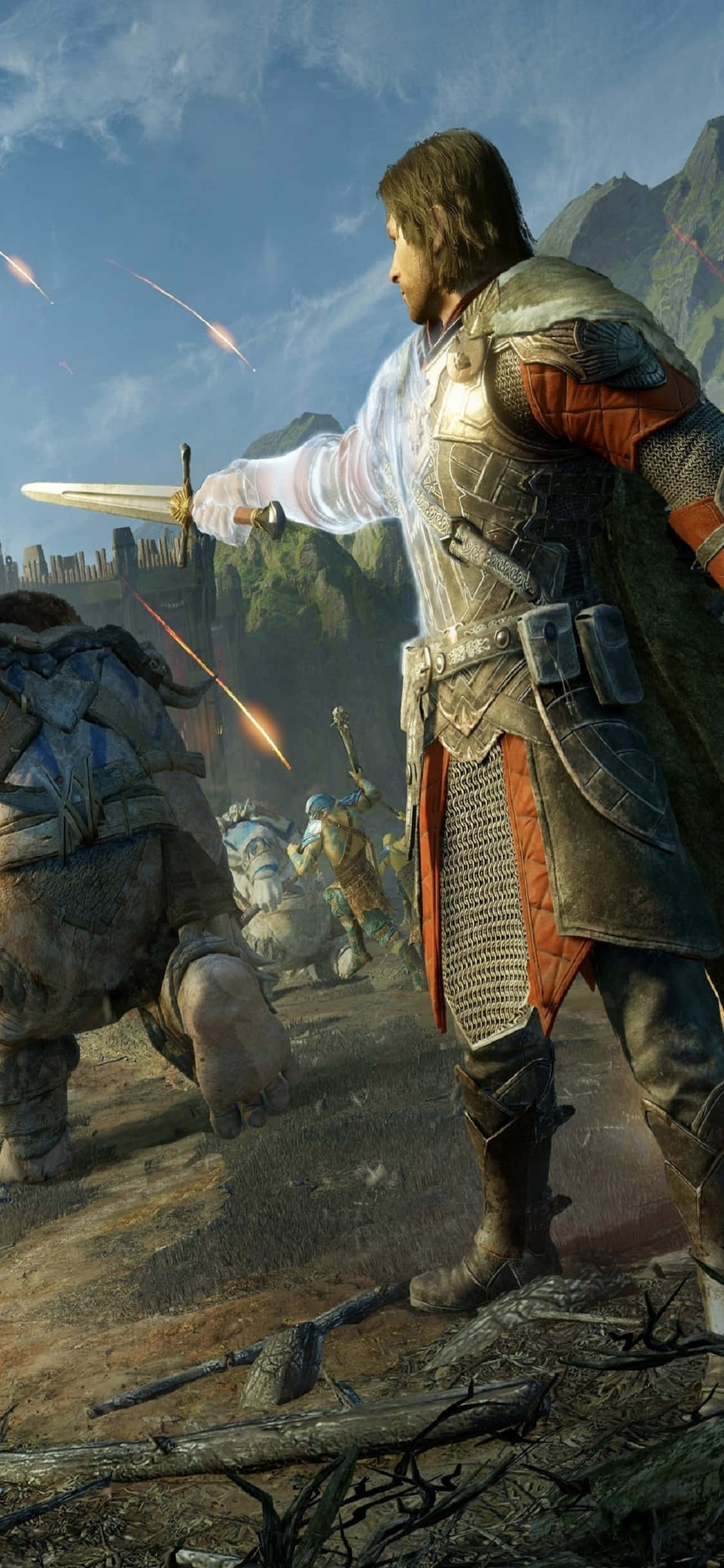 iPhone X Shadow Of Mordor -tausta Talion Taustakuvat
