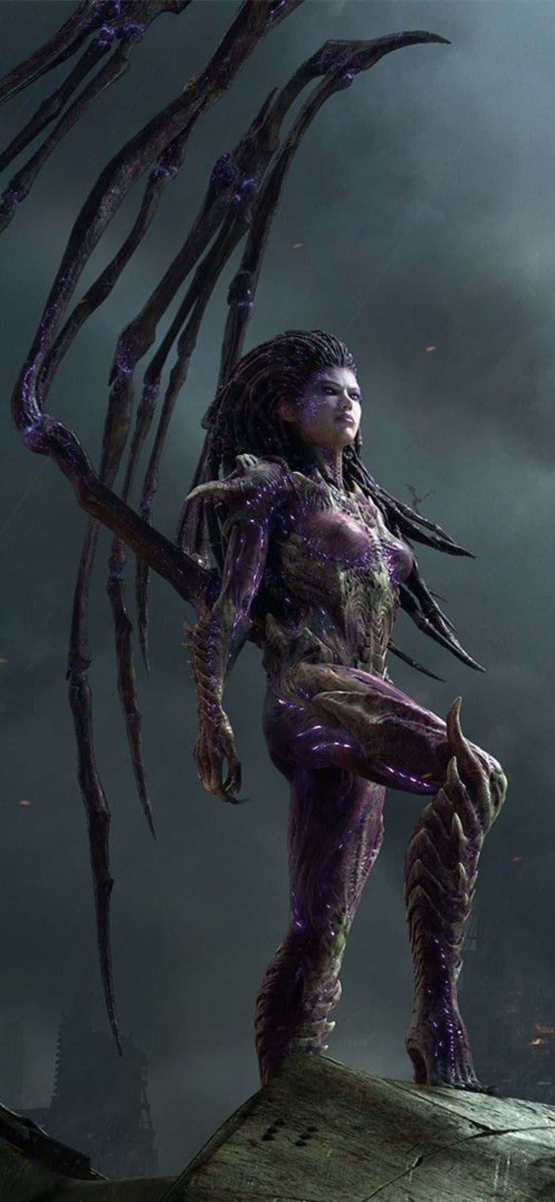 iPhone X Starcraft Ii Tausta Harmaa Taivas Taustakuvat