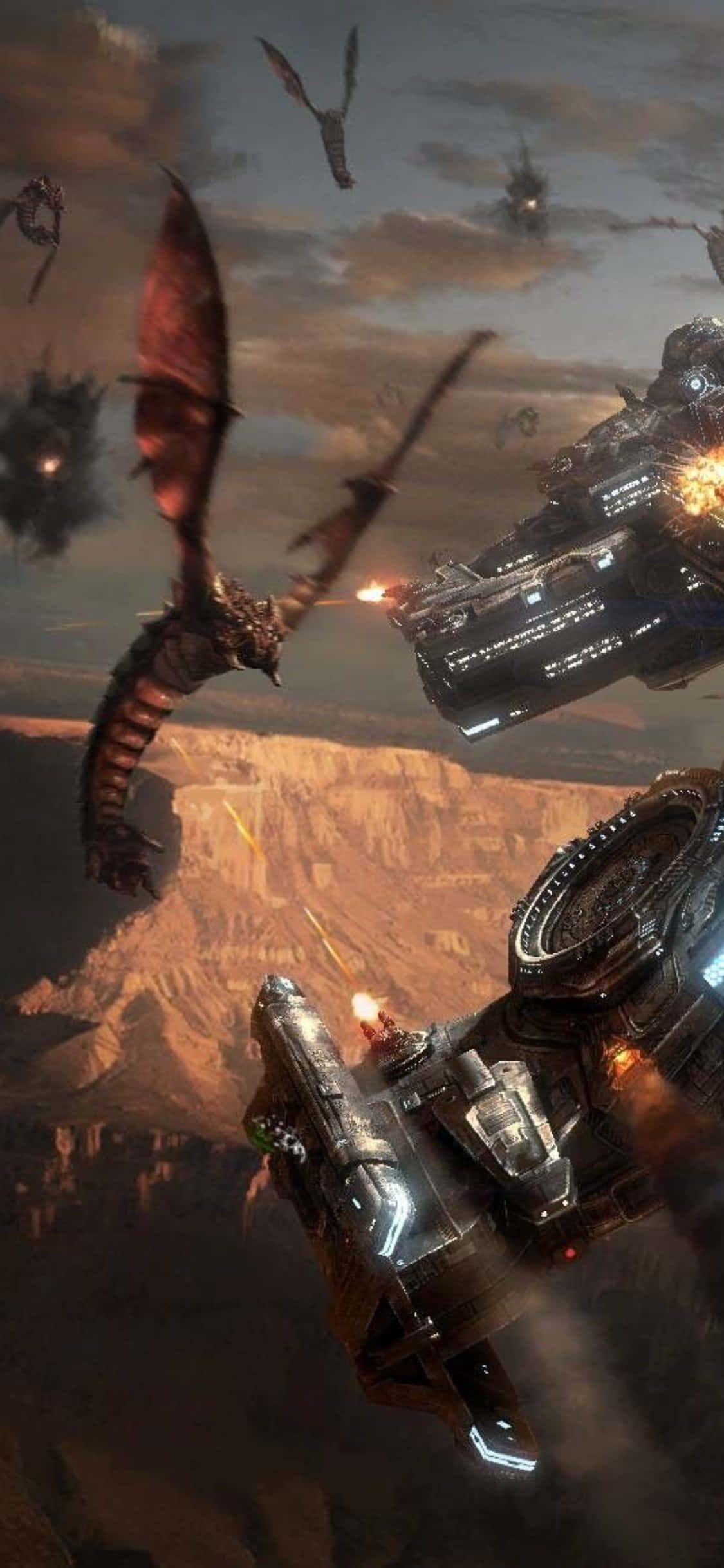 iPhone X Starcraft Ii Tausta Lohikäärmeet Taustakuvat