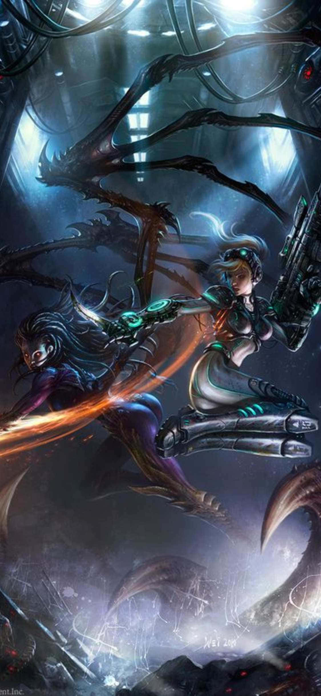 iPhone X Starcraft Ii -tausta Sarah Nova Taustakuvat