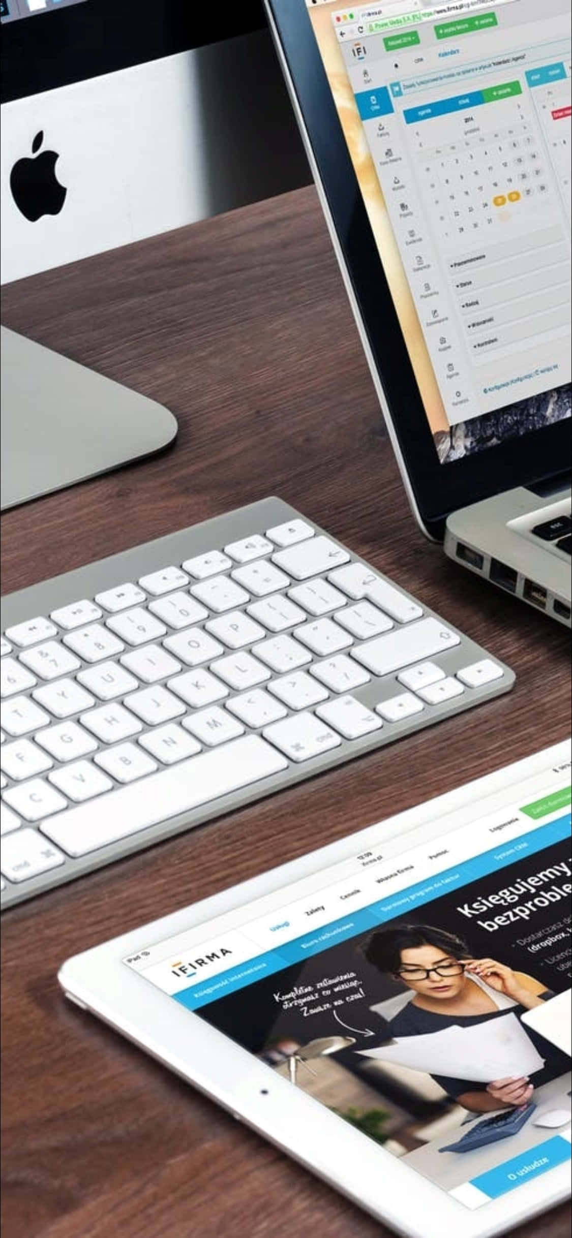 iPhone X Työpöytätausta Kannettava Ja Näppäimistö Taustakuvat