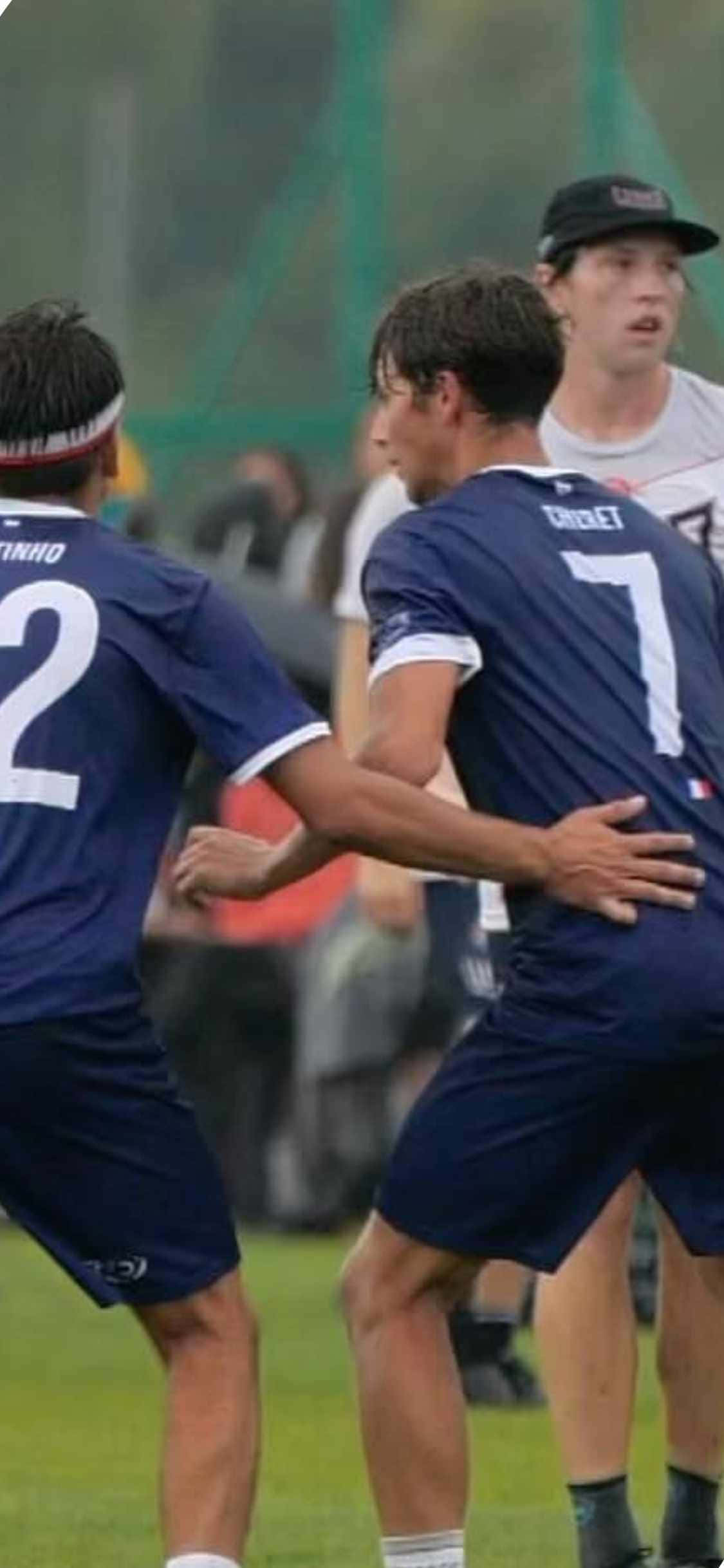 iPhone X ultimate frisbee -tausta siniset univormut Taustakuvat
