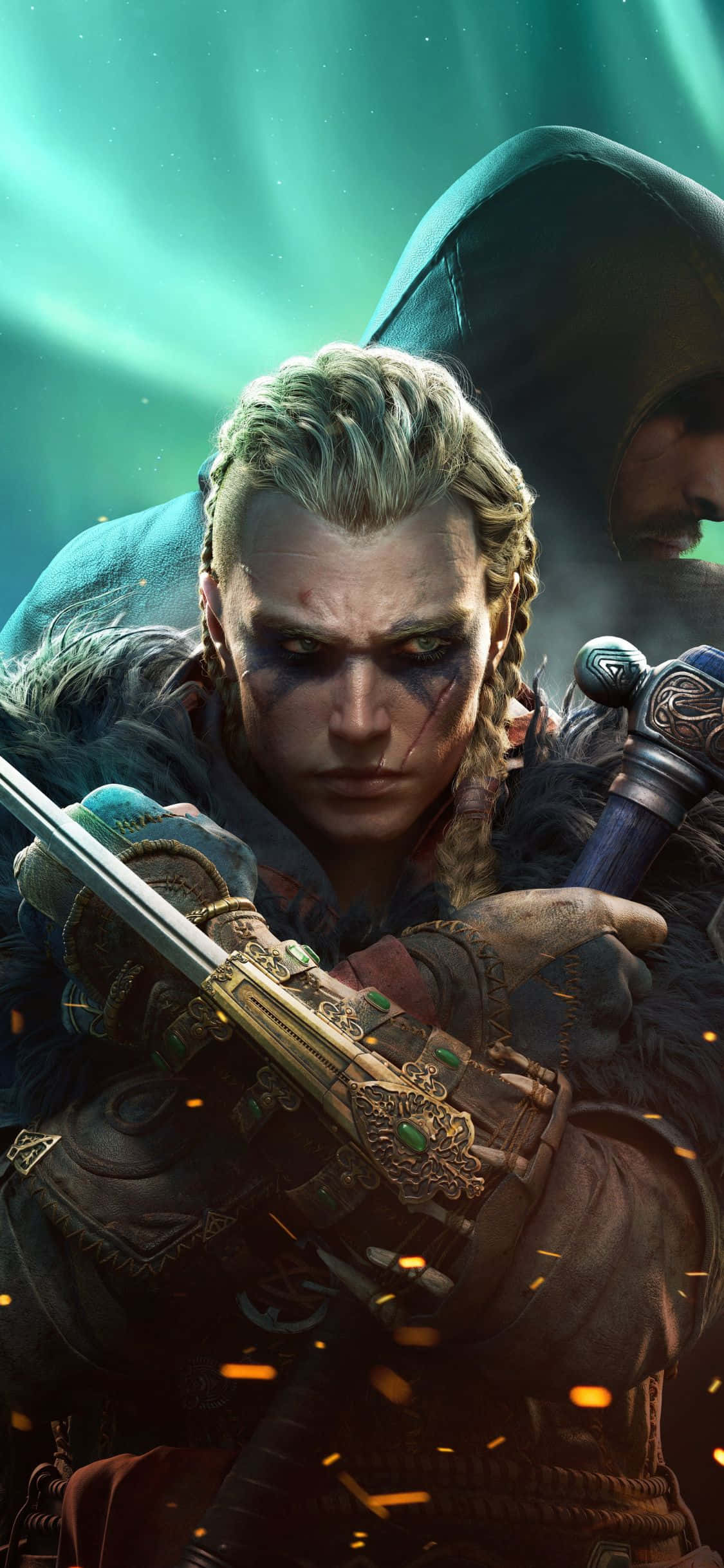 iPhone Xs Assassin's Creed Valhalla Naispuolinen Eivor Salamurhaajana Tausta Taustakuvat