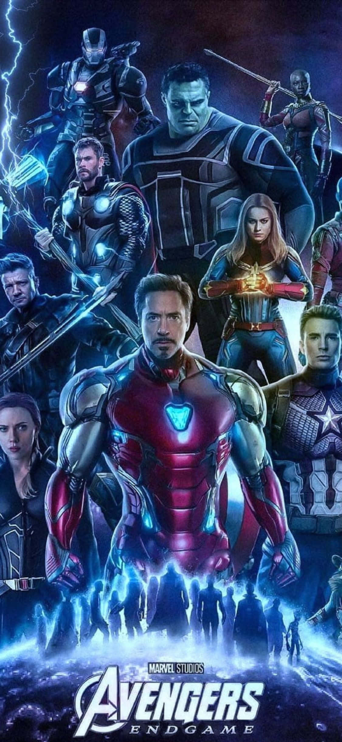 iPhone XS Avengers Endgame Movie Poster Background Taustakuvat