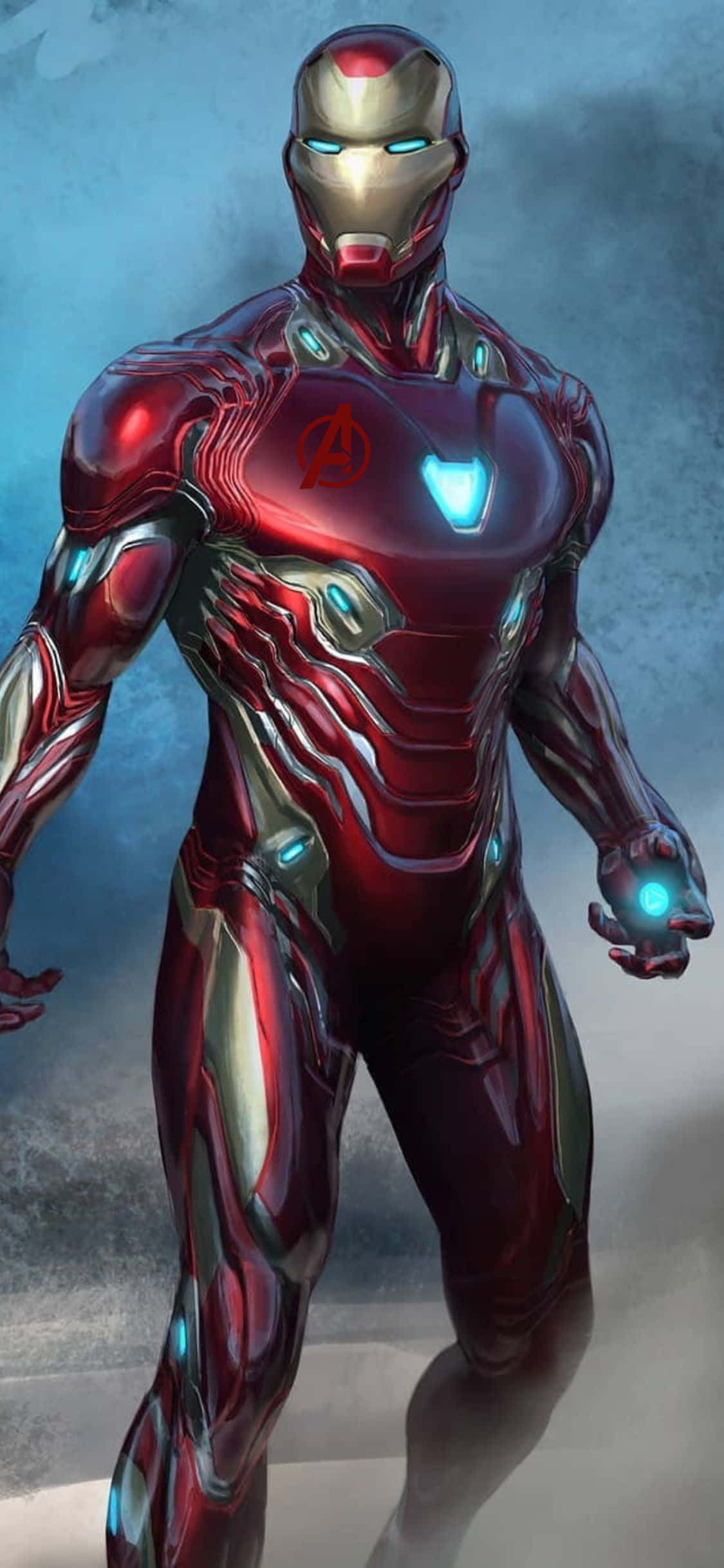iPhone XS Avengers tausta Iron Man Mark 50 -puvussa Taustakuvat