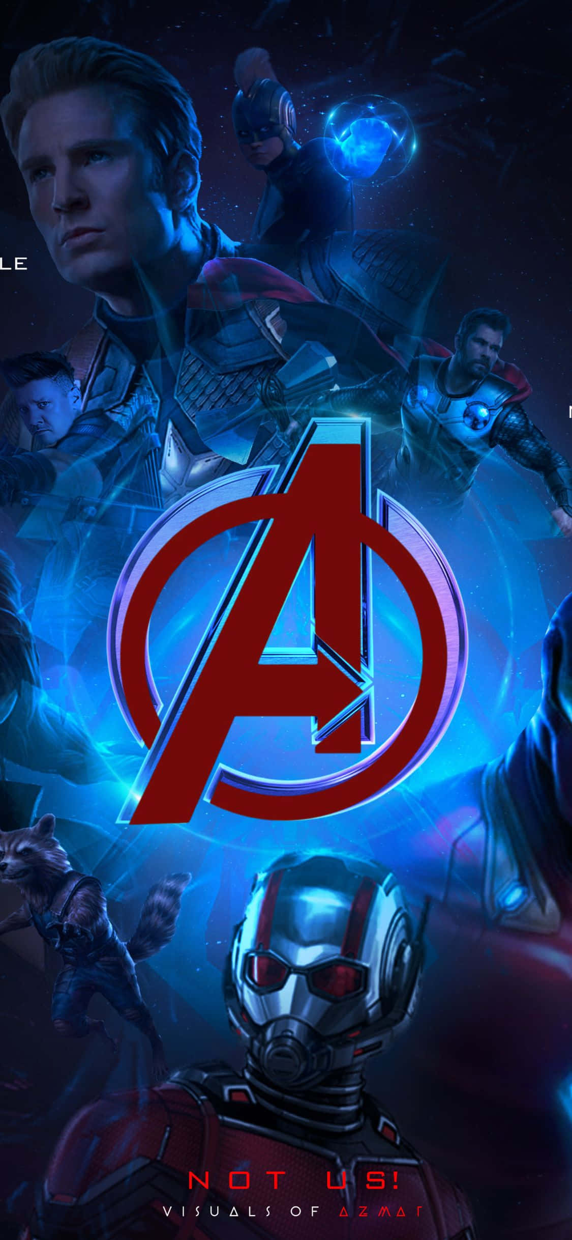 iPhone XS Avengers -taustakuva Ant-Manin kanssa Taustakuvat