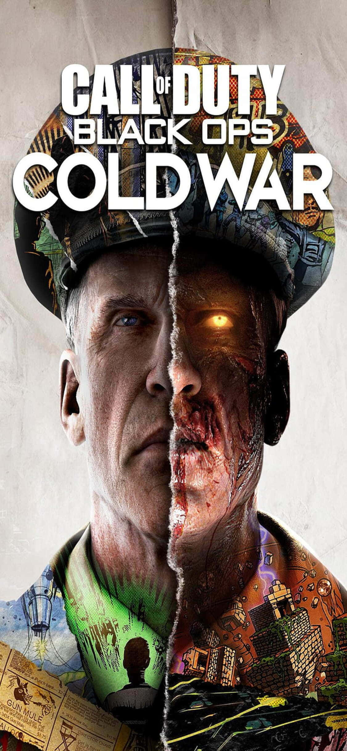 iPhone Xs Call Of Duty Black Ops Cold War Zombies-taidetausta Taustakuvat