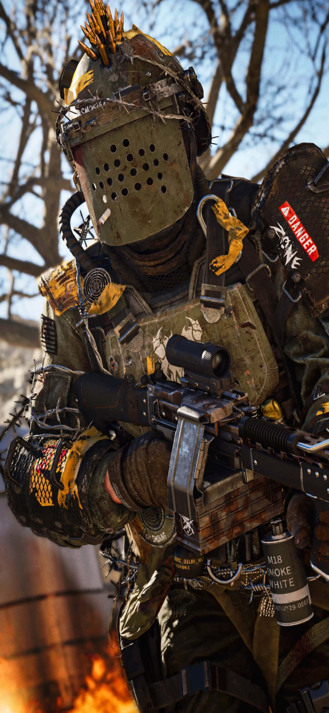 iPhone XS Call of Duty Black Ops Cold War Season 3 -taustakuva Taustakuvat