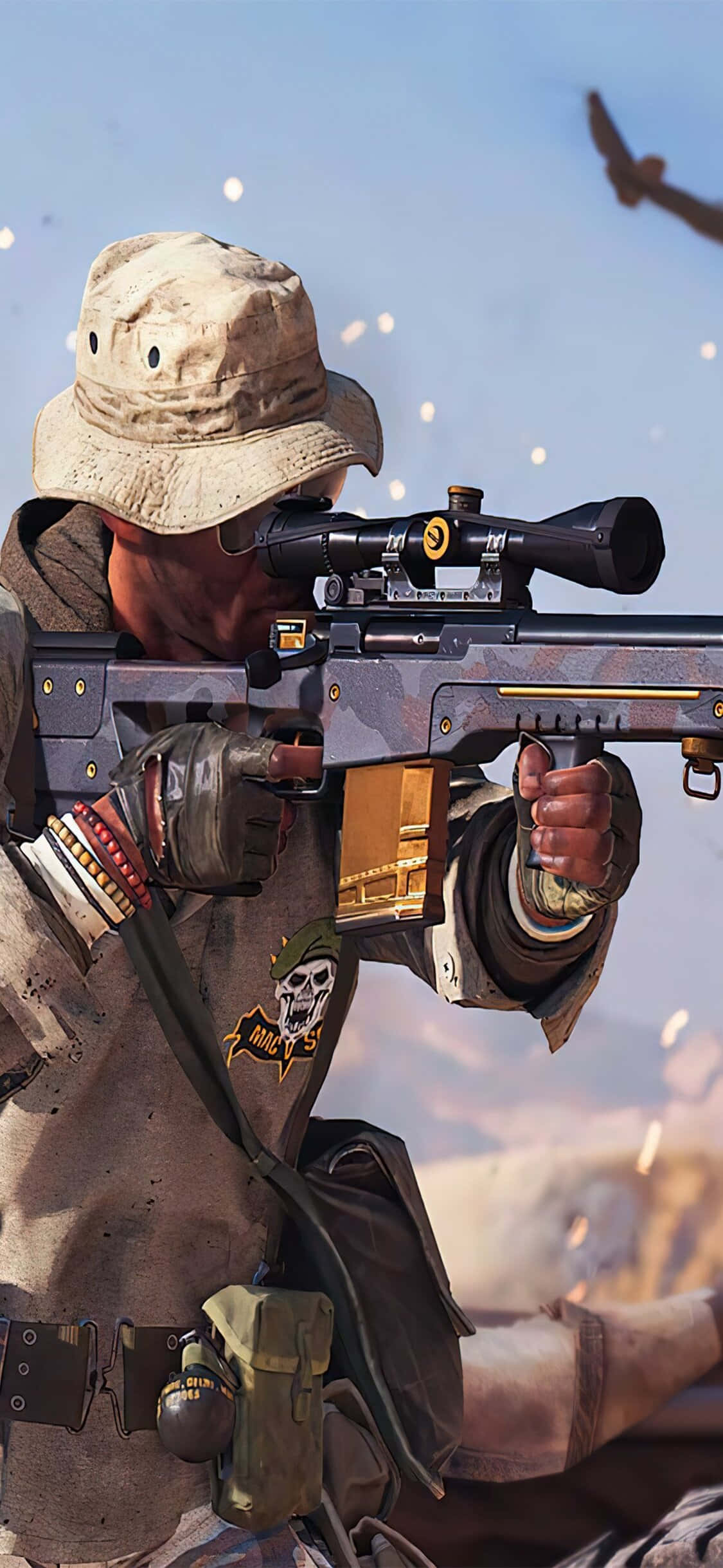iPhone Xs Call Of Duty Black Ops Cold War Sniper -tausta Taustakuvat