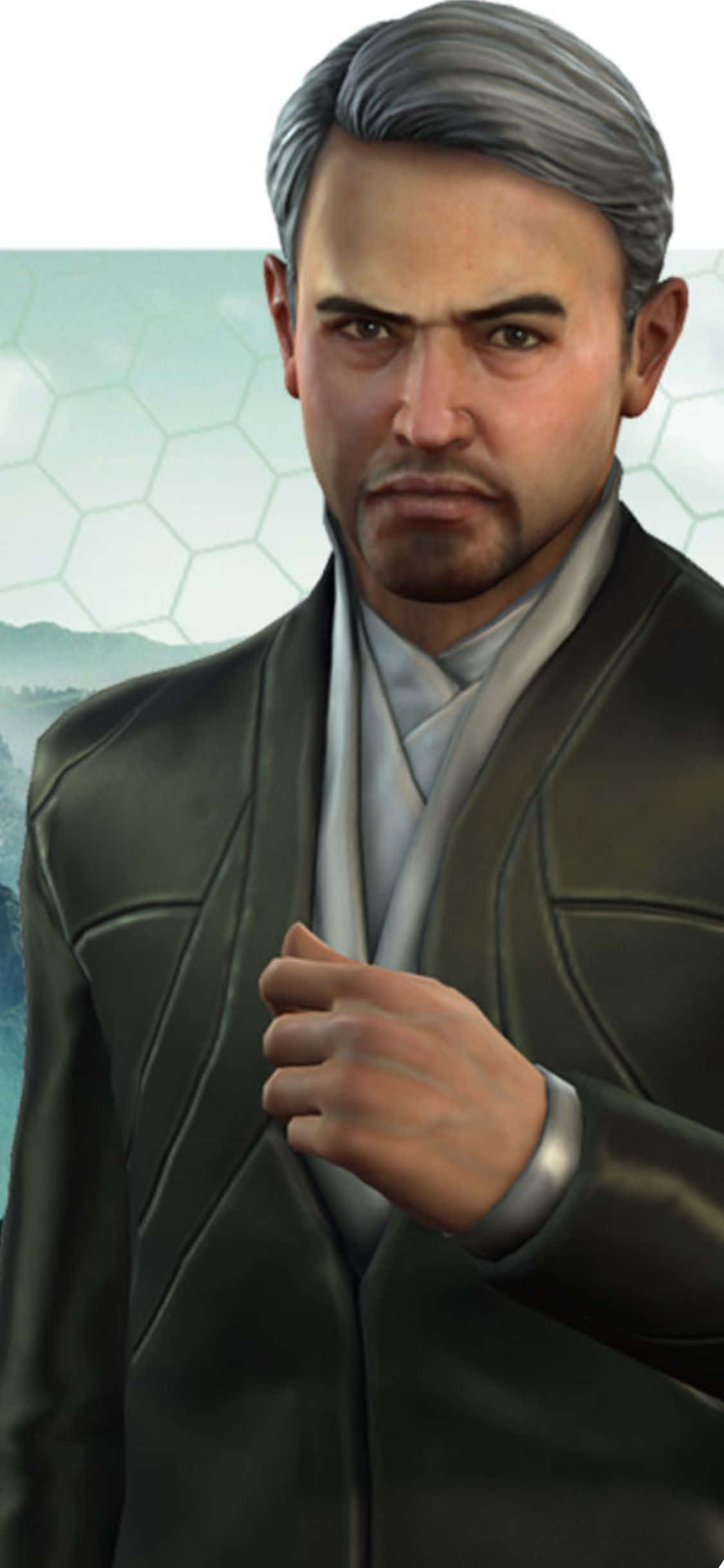 iPhone XS Civilization Beyond Earth -hahmo Hutama -tausta Taustakuvat
