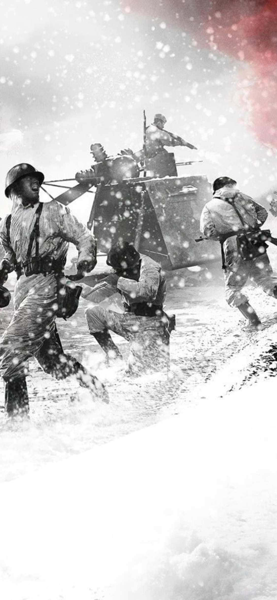 iPhone Xs Company Of Heroes 2 -taustakuva joella Taustakuvat