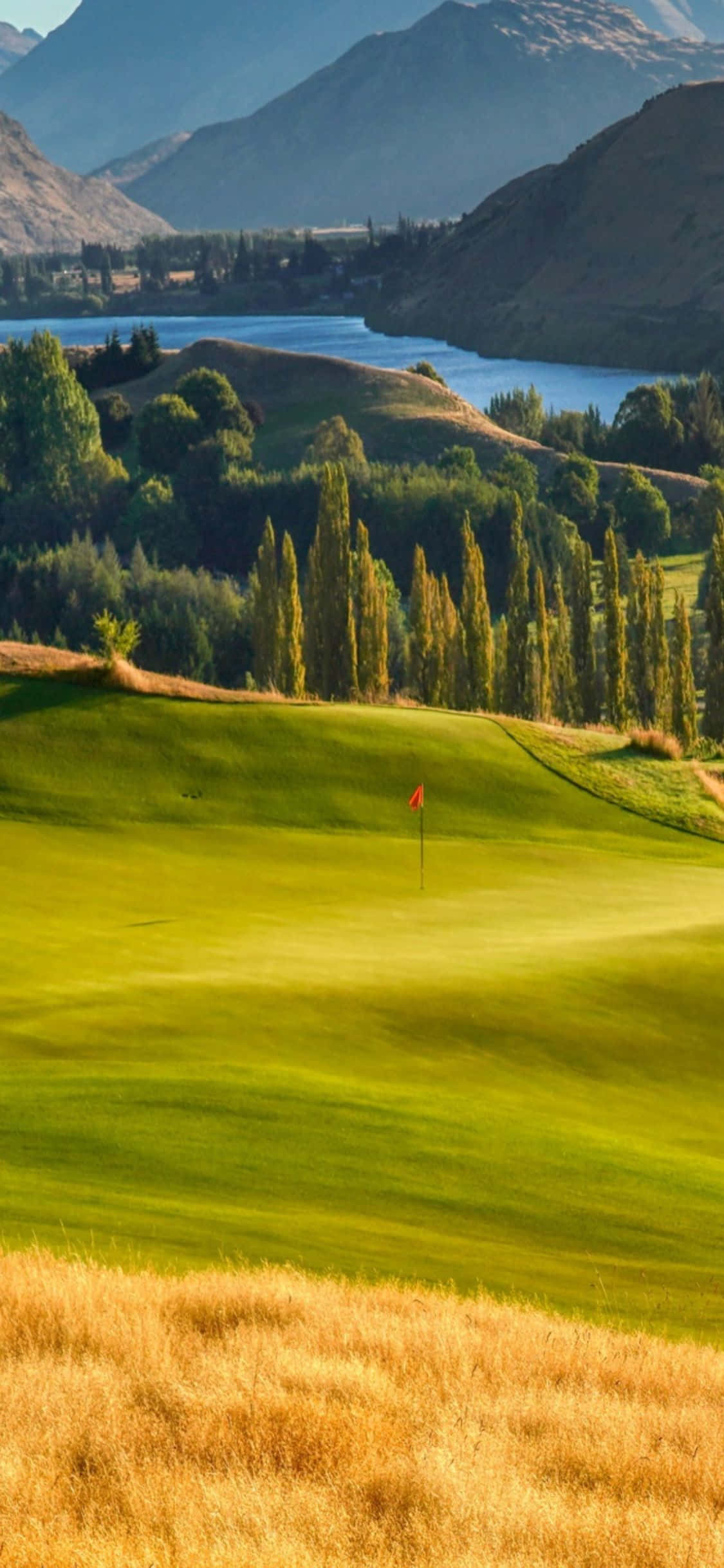iPhone Xs Golf-tausta The Hills Golf Club Taustakuvat