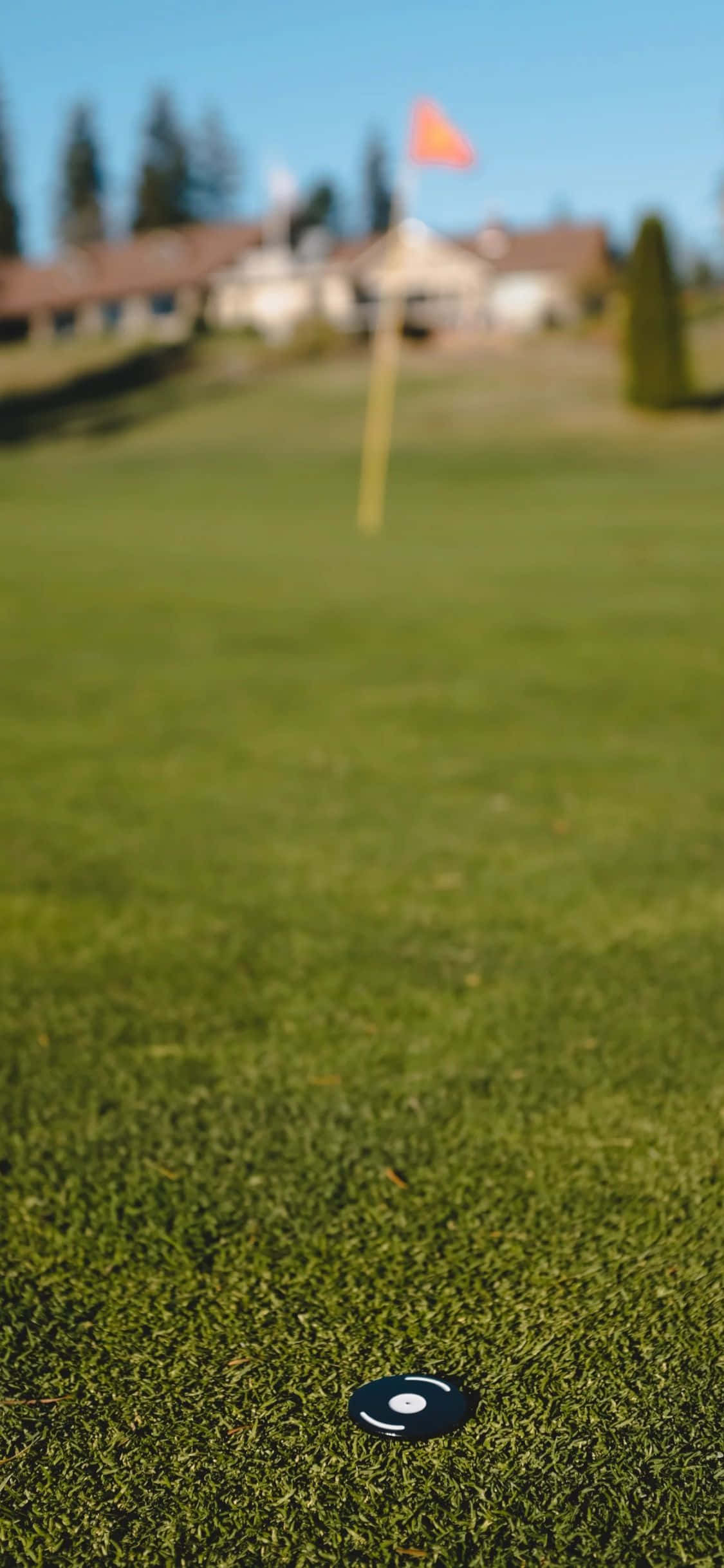 iPhone Xs Golf-tausta CC golfkentällä Taustakuvat