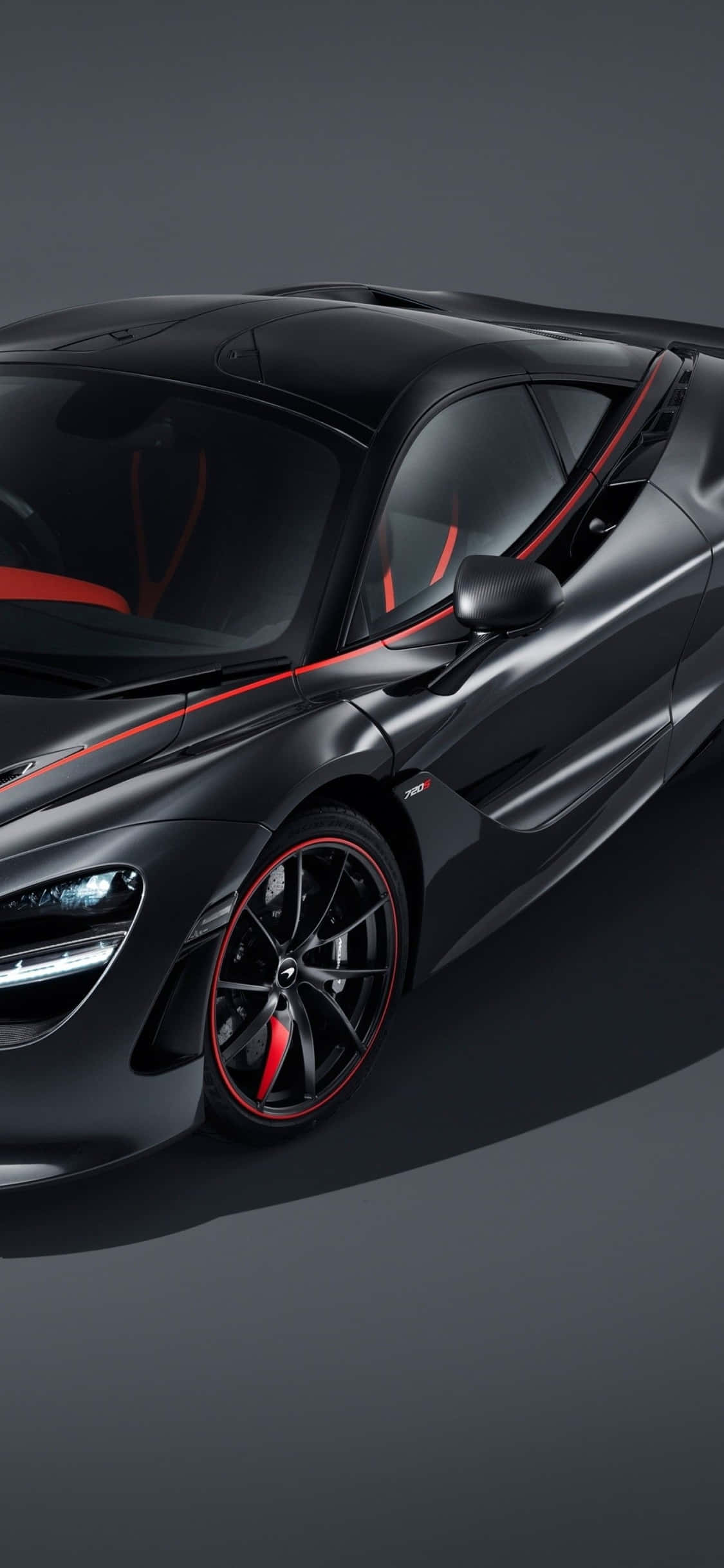 iPhone Xs ja tyylikäs McLaren 720s Taustakuvat