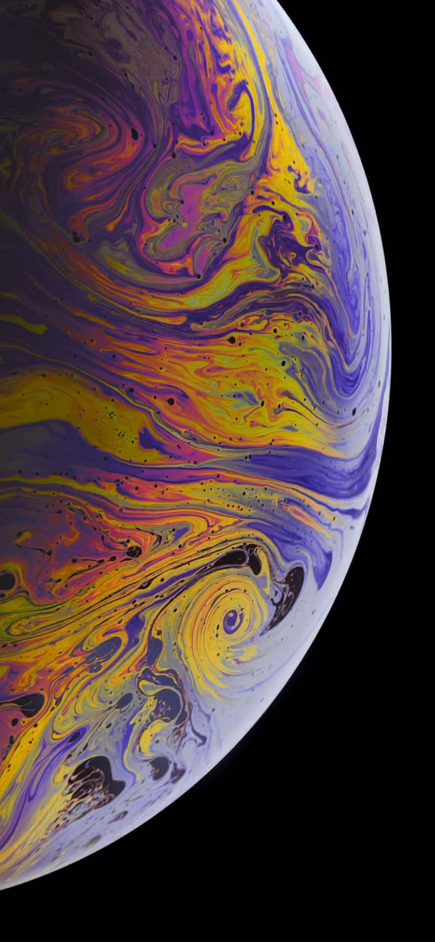 iPhone Xs Max Apple -taustakuva Planeetan värit Taustakuvat