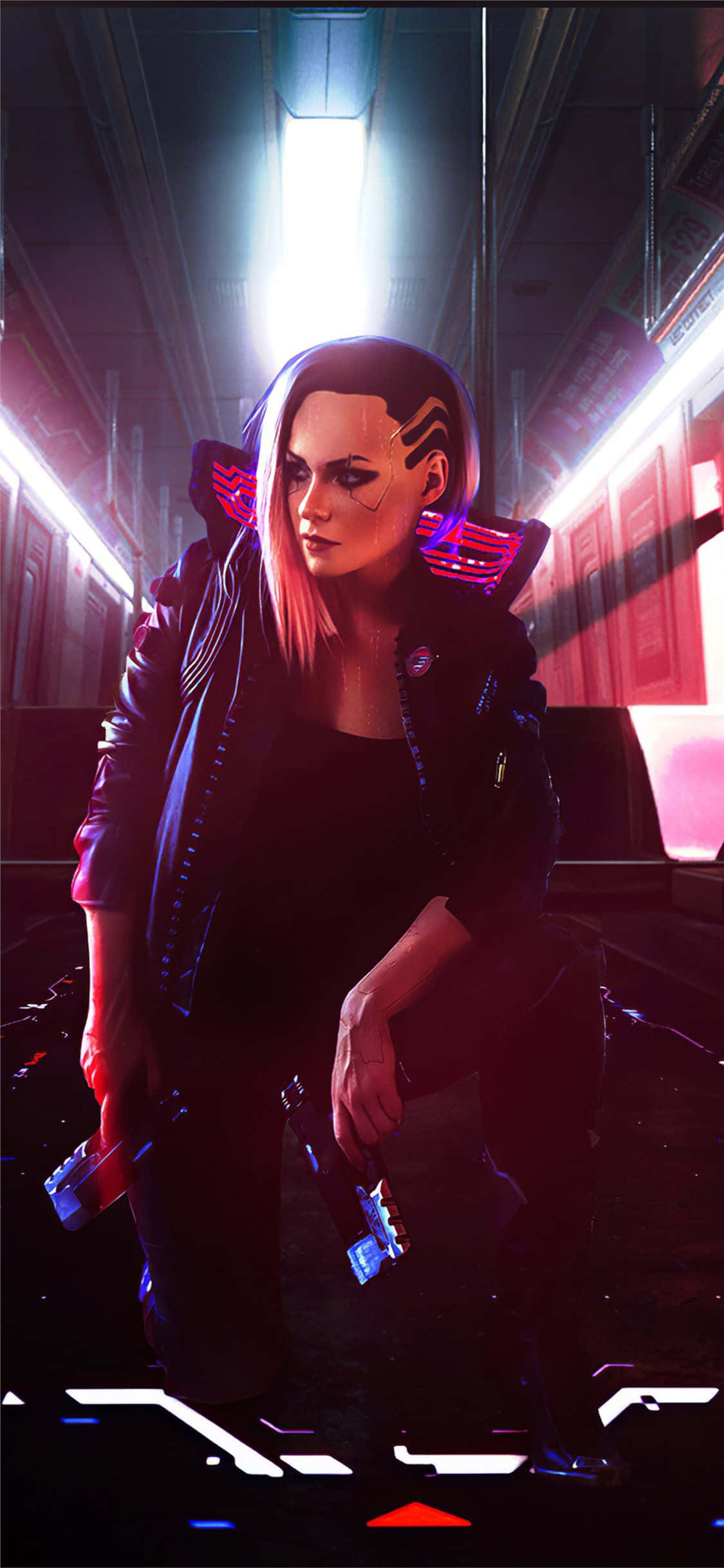 iPhone XS Max Cyberpunk 2077 Päähenkilö Valerie Tausta Taustakuvat