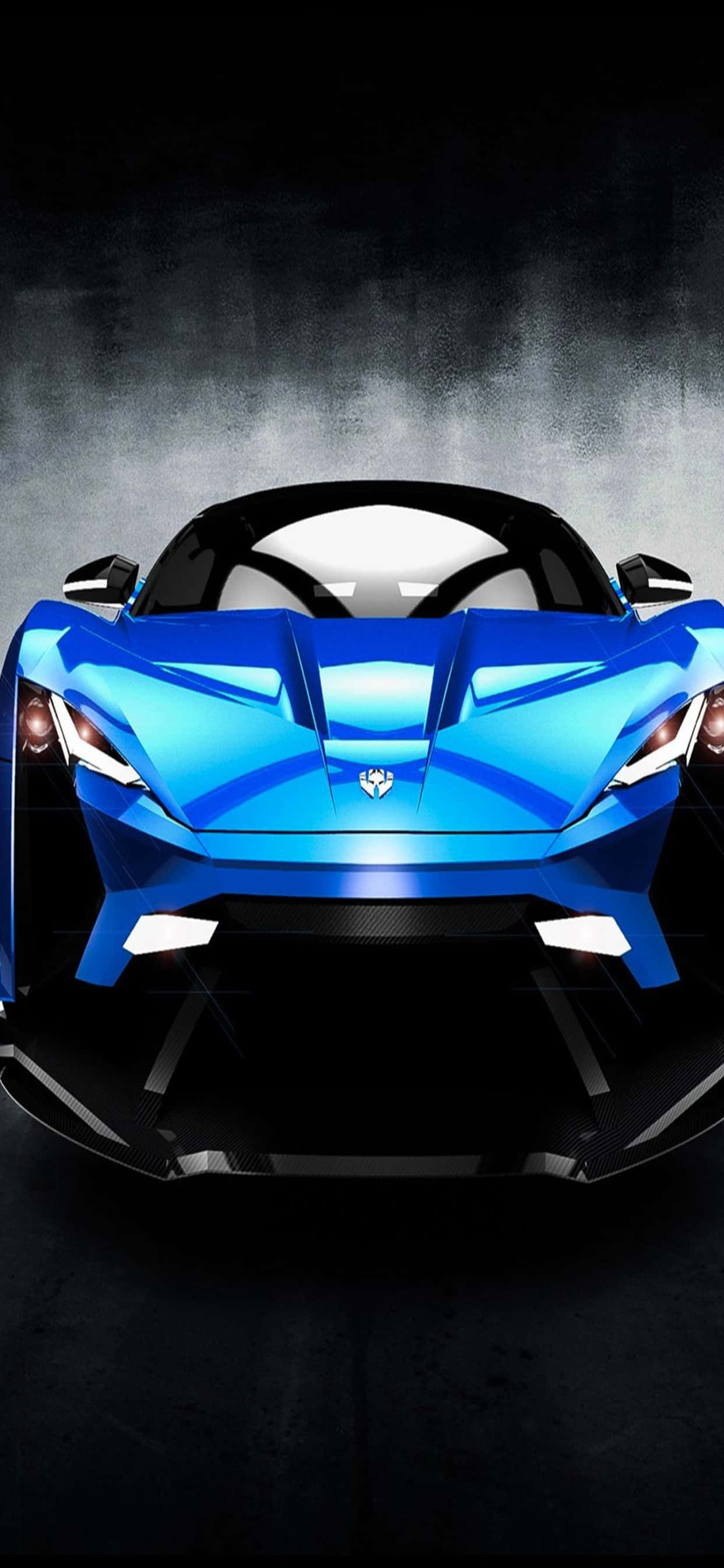 iPhone XS Max Ferrari -taustakuva - Sininen W Motors Lykan HyperSport Taustakuvat
