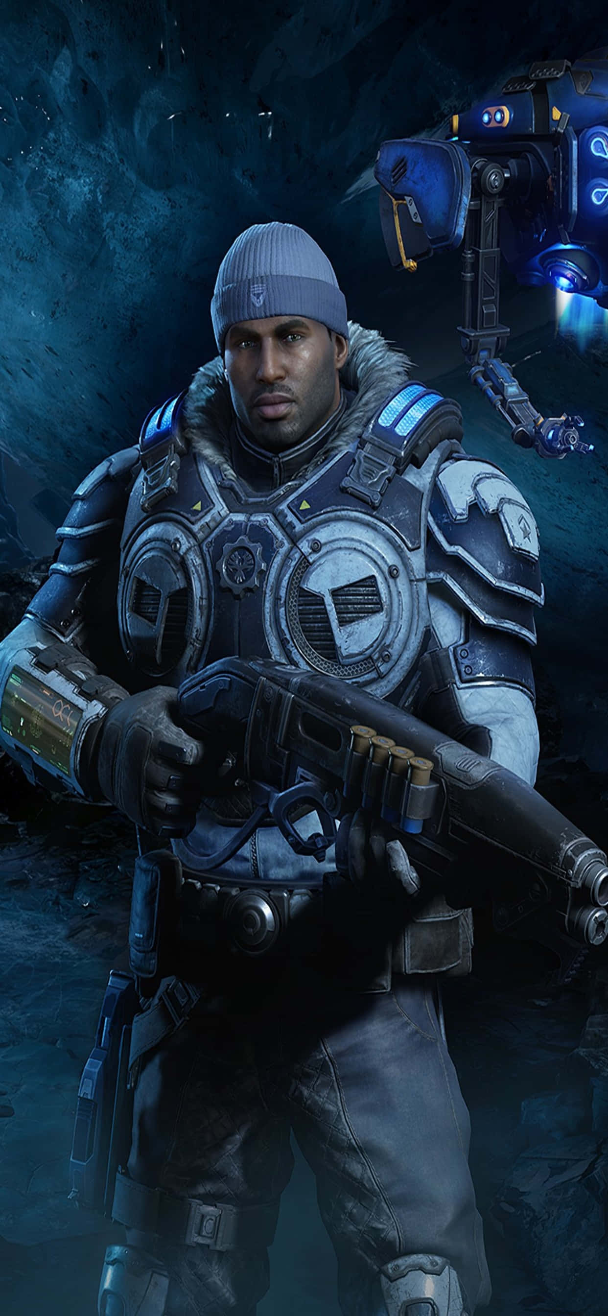 iPhone XS Max Gears Of War 5 Del Walker Tausta Taustakuvat