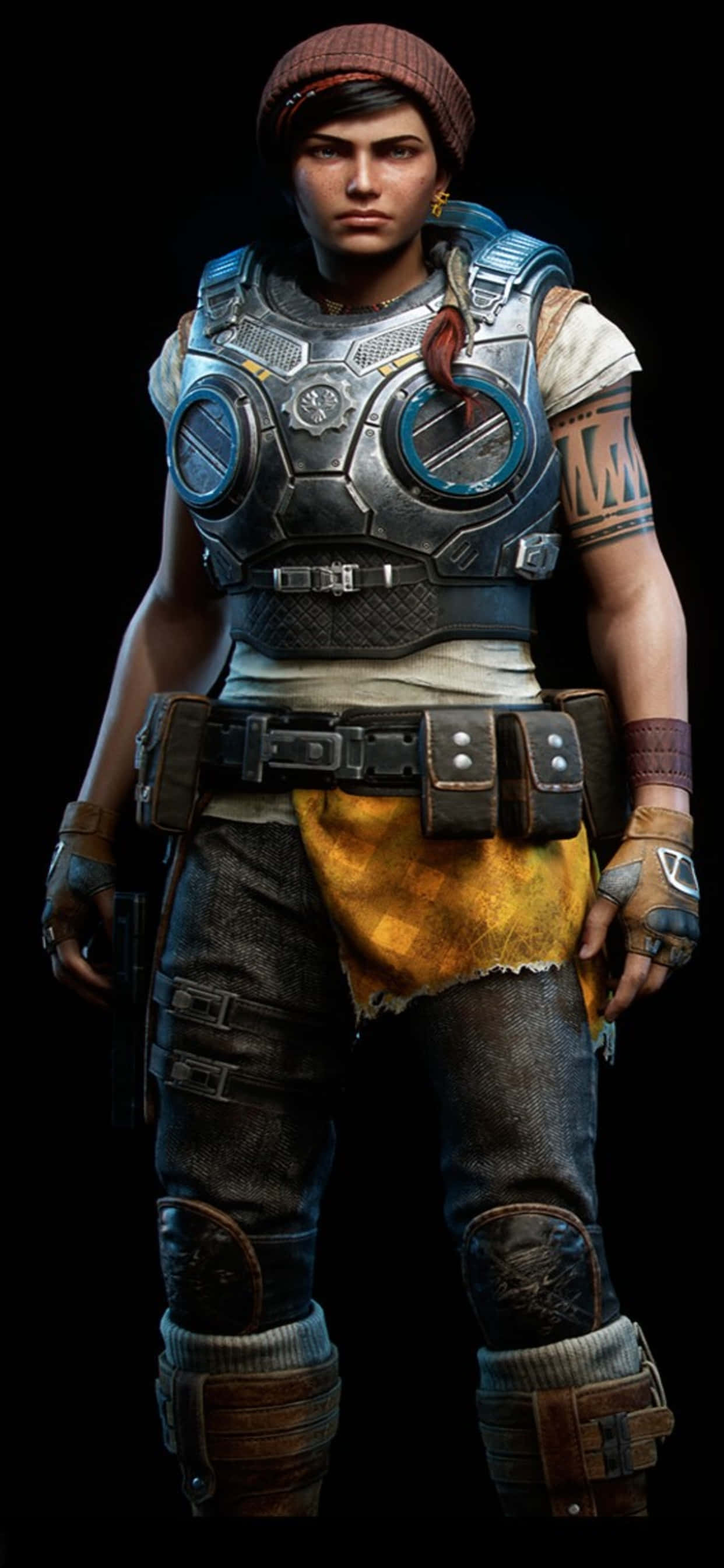 iPhone XS Max Gears Of War 5 Kait Diaz -tausta Taustakuvat