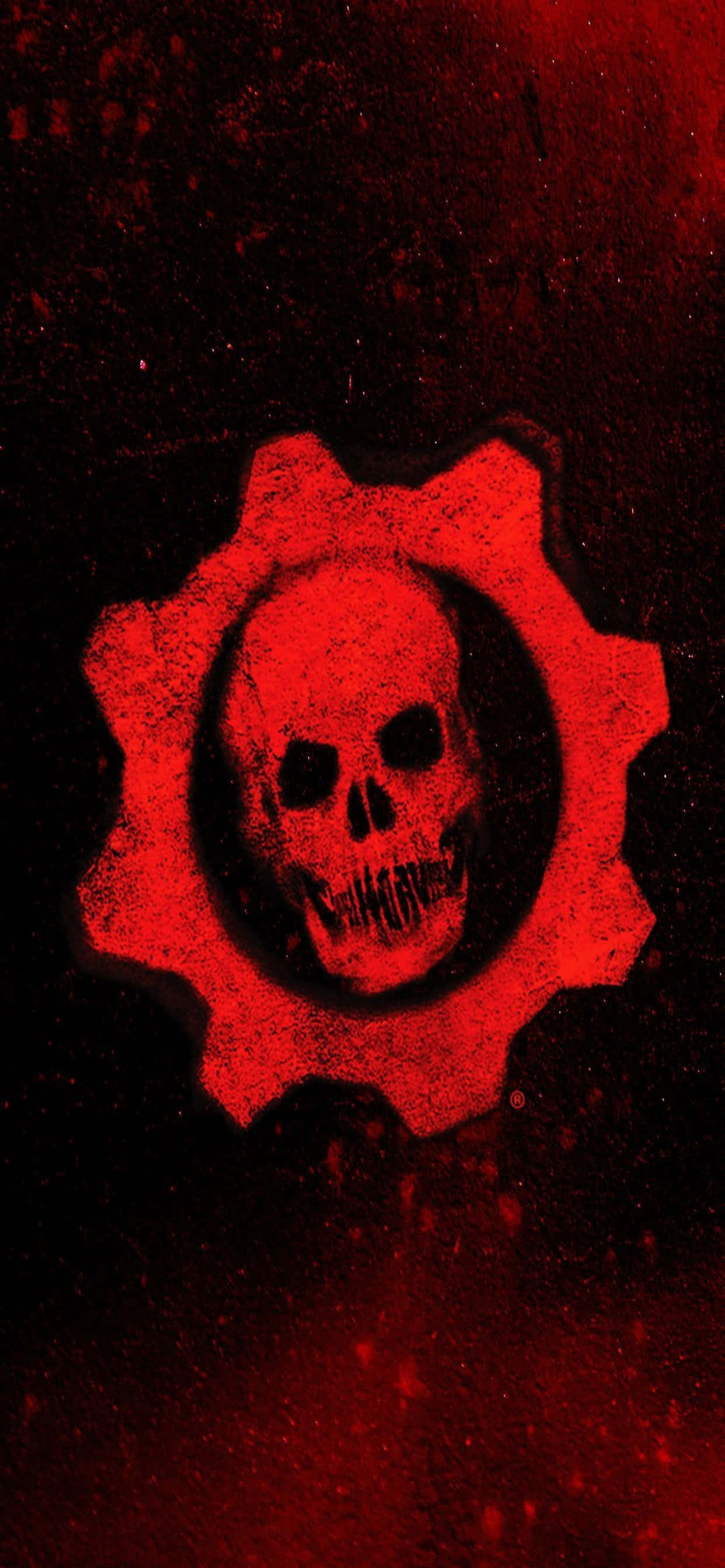 iPhone XS Max Gears Of War 5 Punainen Esteettinen Tausta Taustakuvat