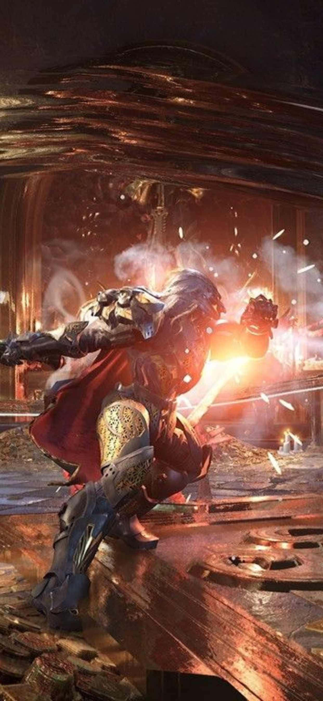iPhone Xs Max Godfall Silvermane estotausta Taustakuvat