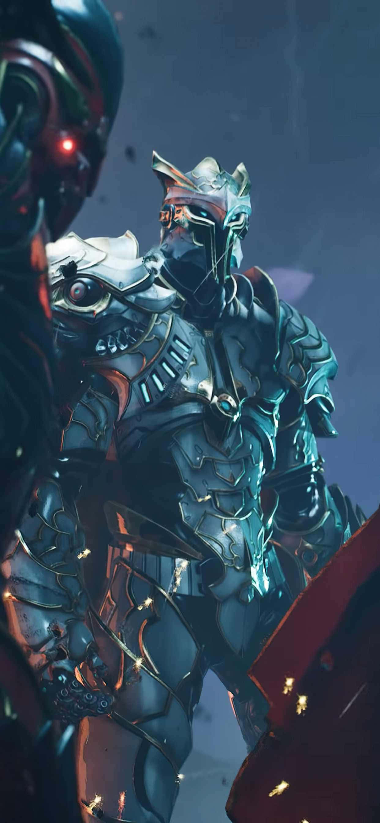 iPhone Xs Max Godfall Greyhawk Phoenix Silvermane -taustakuva Taustakuvat