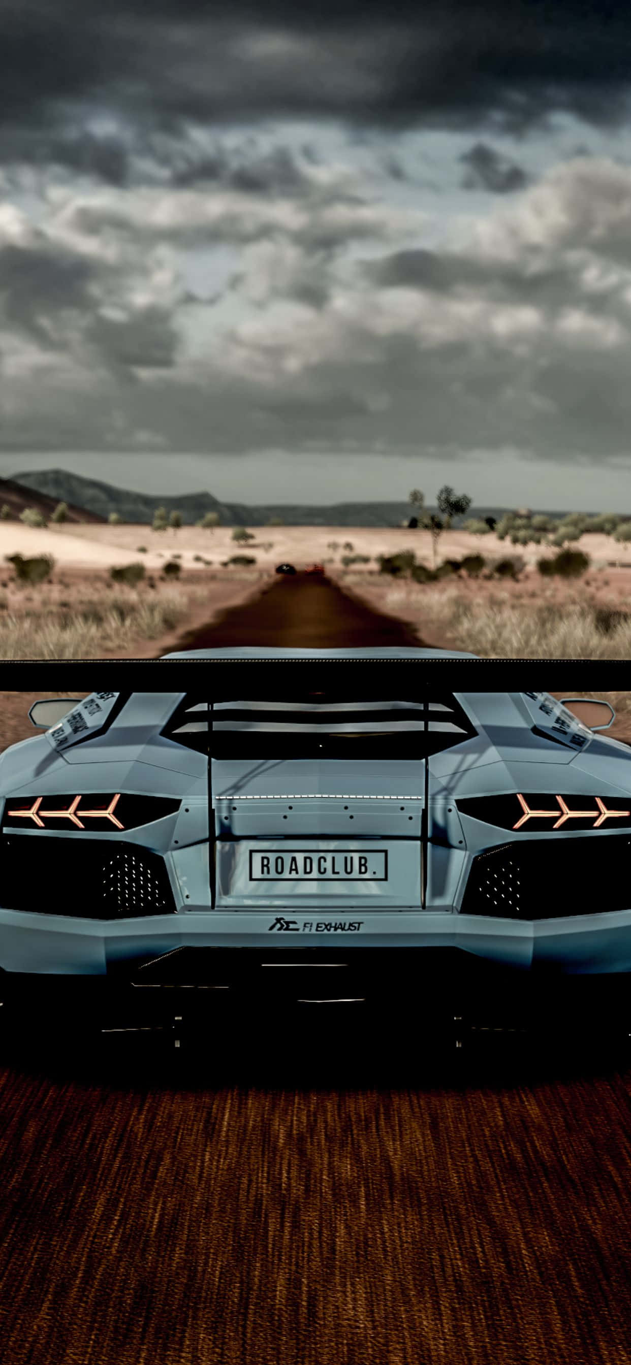 iPhone XS Max Lamborghini Aventador Takaosa Taustakuva Taustakuvat