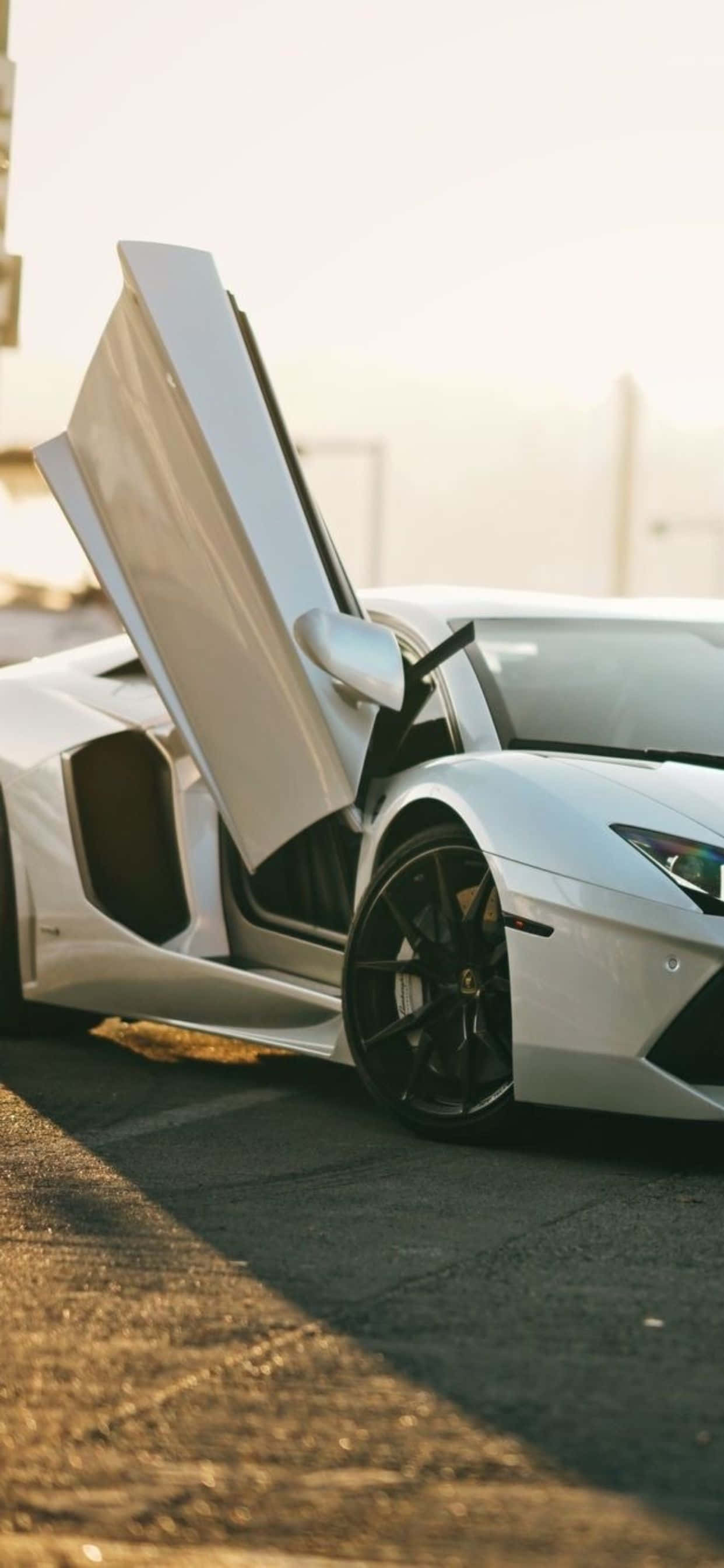 iPhone XS Max Lamborghini Aventador Roadster -tausta Taustakuvat