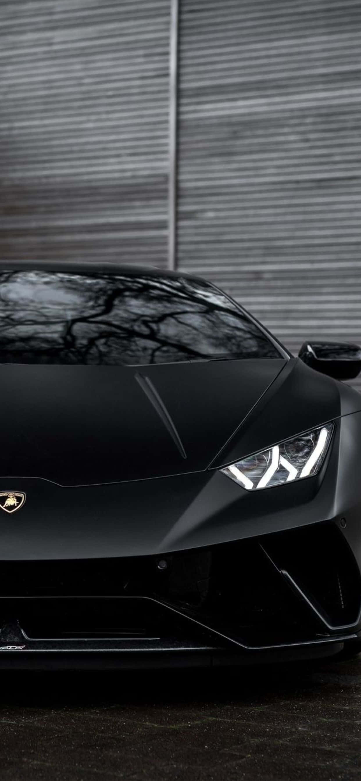 iPhone XS Max Lamborghini Matta Musta Tausta Taustakuvat