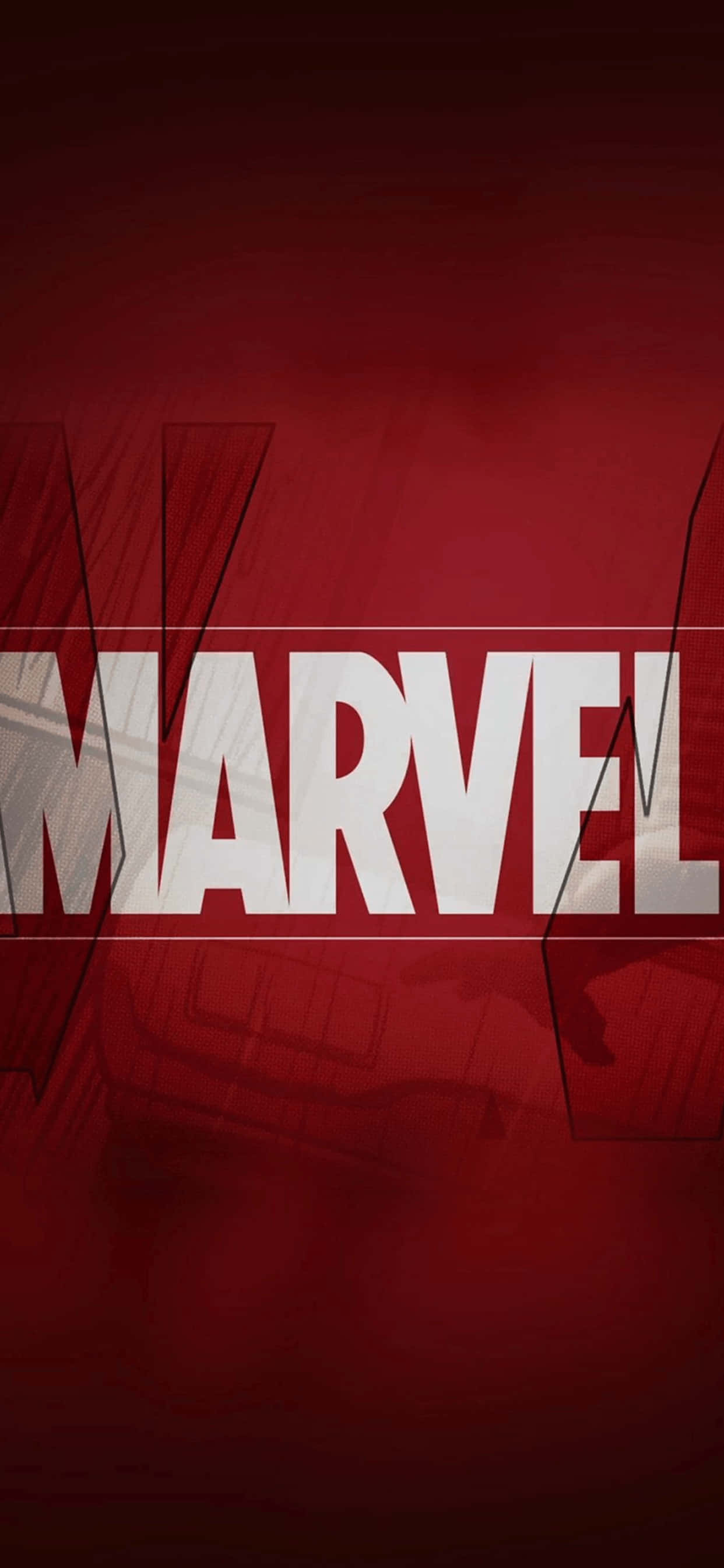 iPhone XS Max Marvel-logo -tausta Taustakuvat