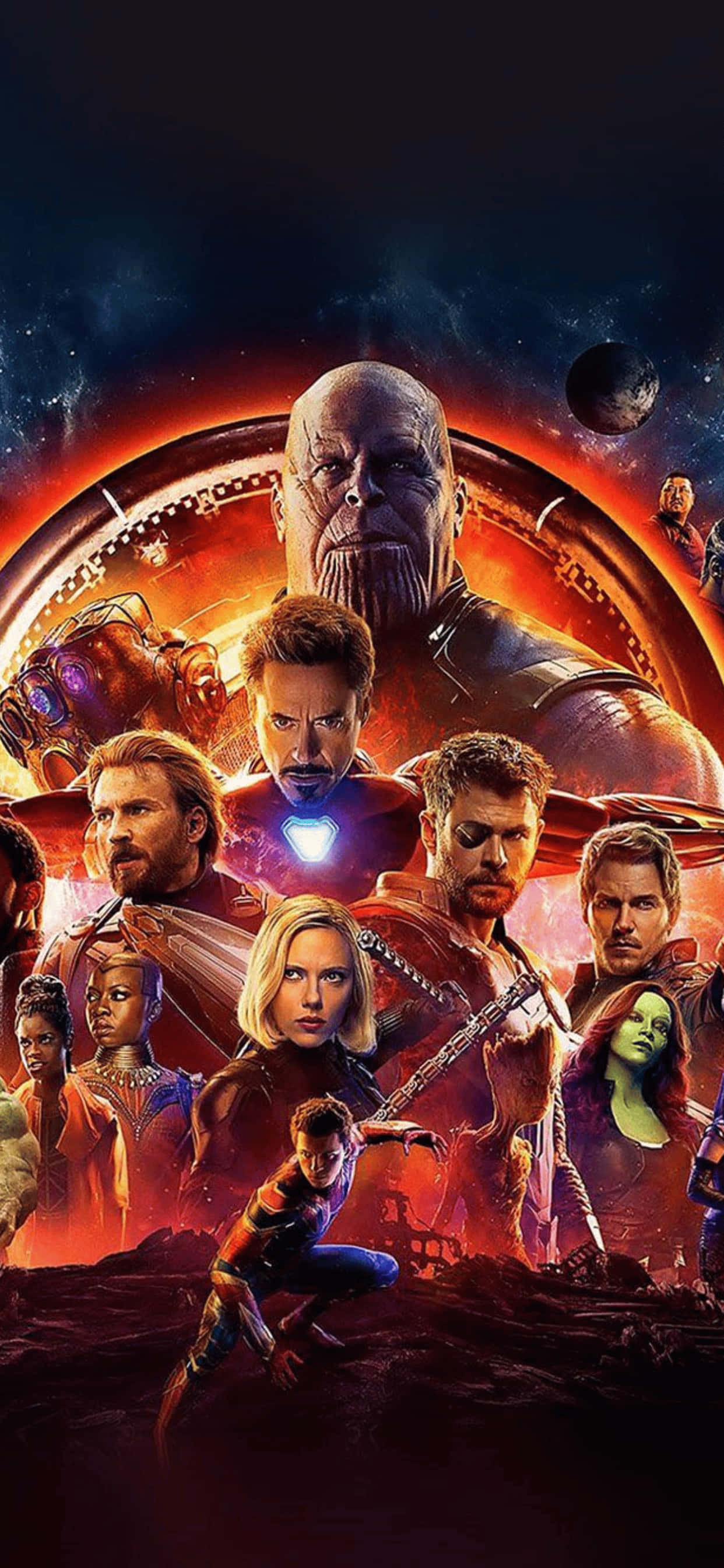 iPhone XS Max Marvel Kostajat Ääretön Sota Tausta Taustakuvat