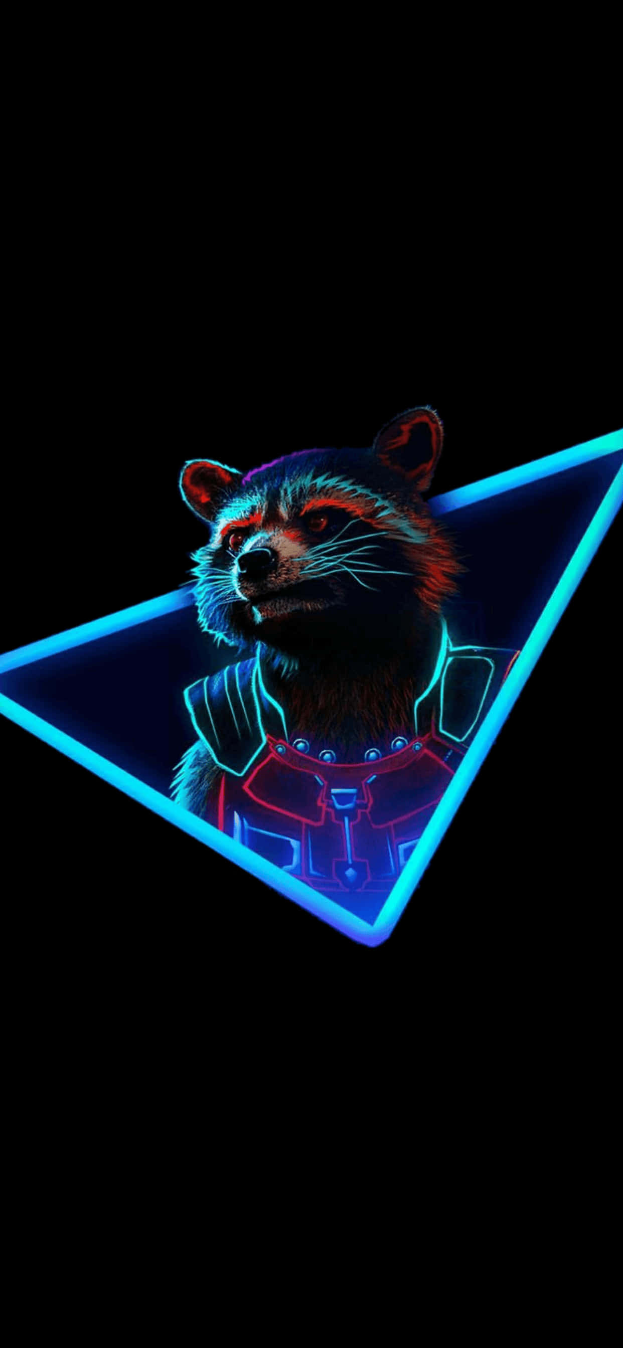 iPhone XS Max Marvel Rocket Raccoon -taustakuva Taustakuvat