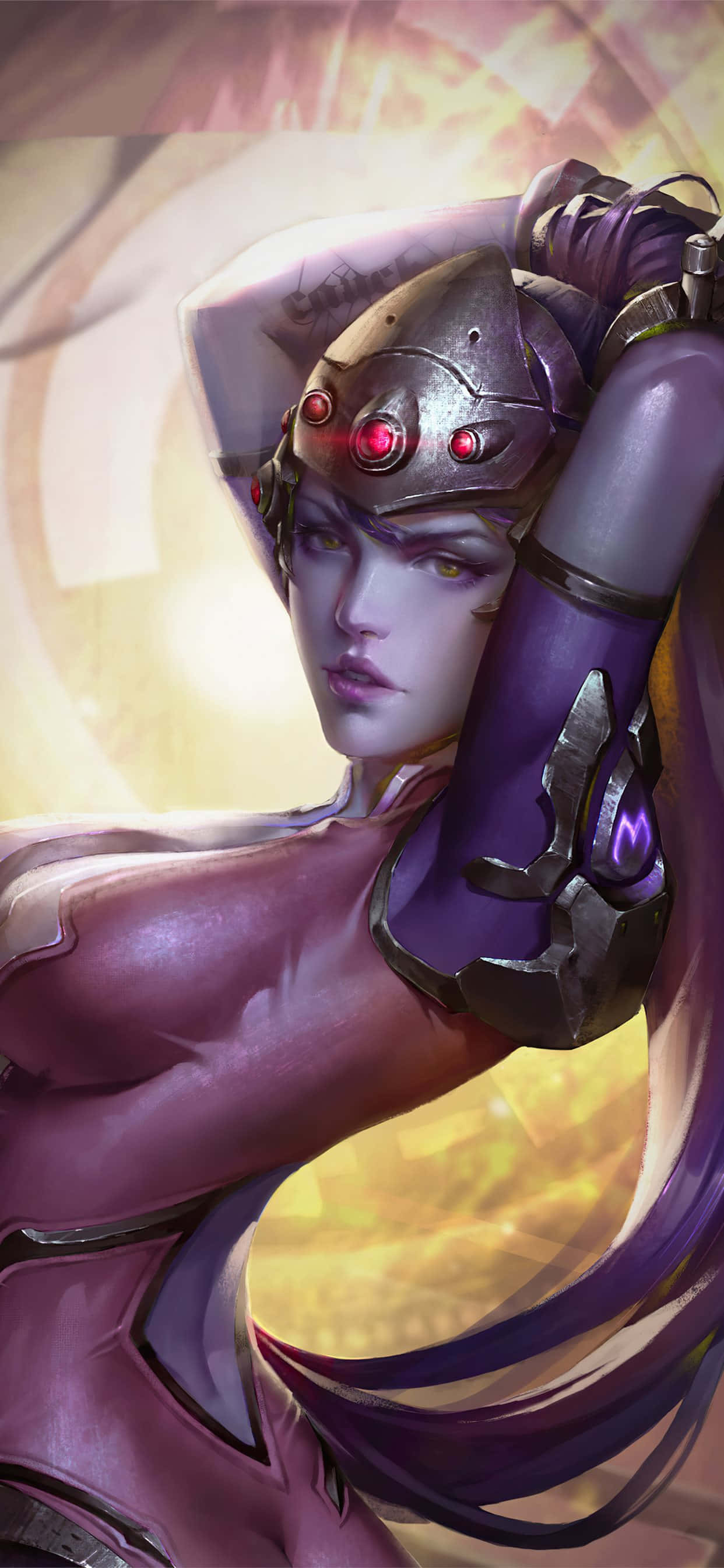 iPhone Xs Max Overwatch Taustakuva Widowmaker Kuuma Poseeraus Taustakuvat